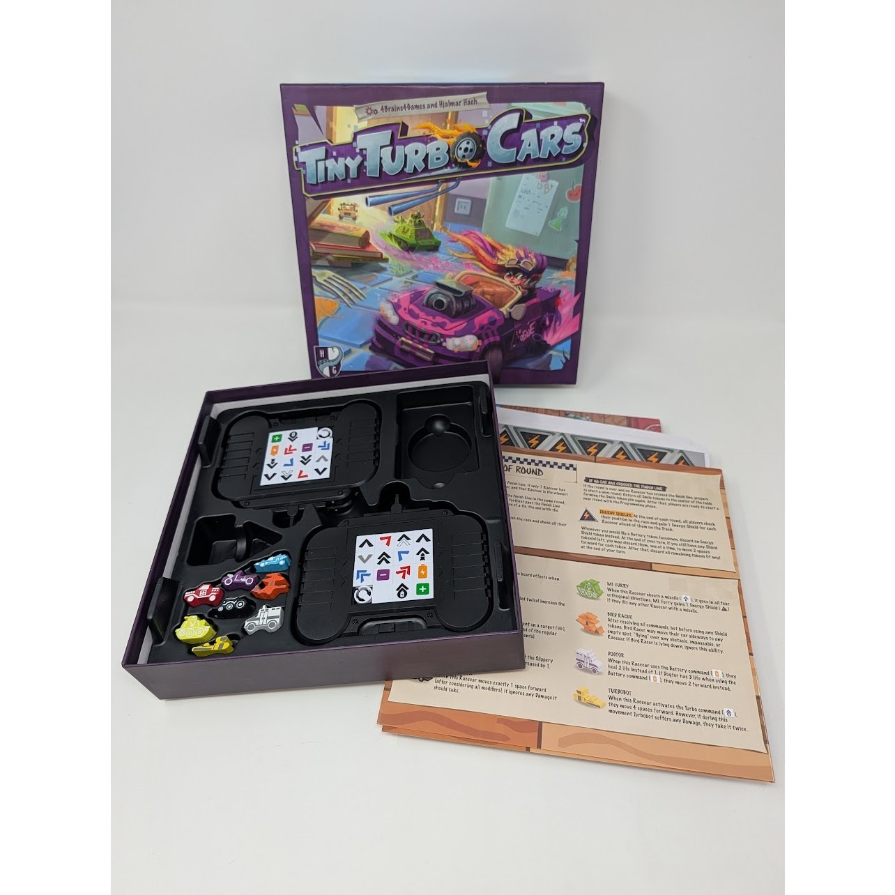 Tiny Turbo Cars Board Game Horrible Guild Horrible Games 2021 New