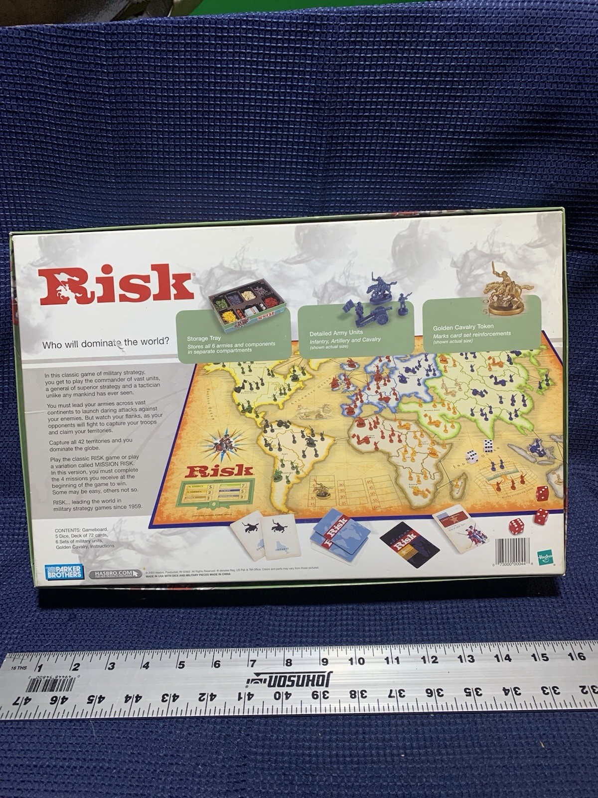 Risk Board Game The Game of Global Domination 2003 Hasbro Complete