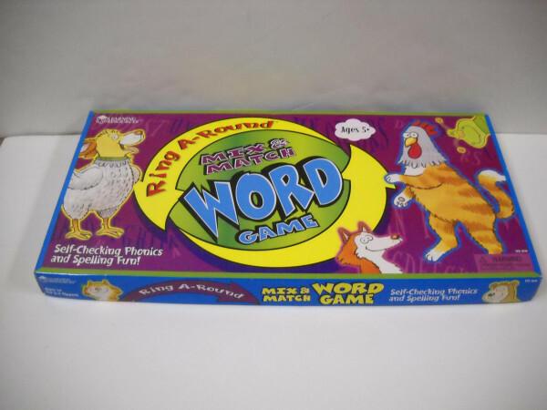Learning Resources Ring A-Round Mix & Match CVC Word Game Self-Checking New!