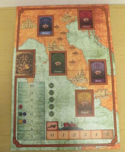 Mercury Games: Princes of the Renaissance – 15th Century Italy Game (UNPUNCHED)