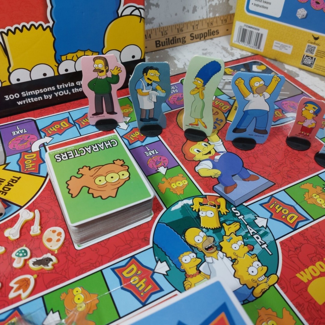The Simpsons Fan Edition 25th Anniversary Trivia Board Game Complete 2013