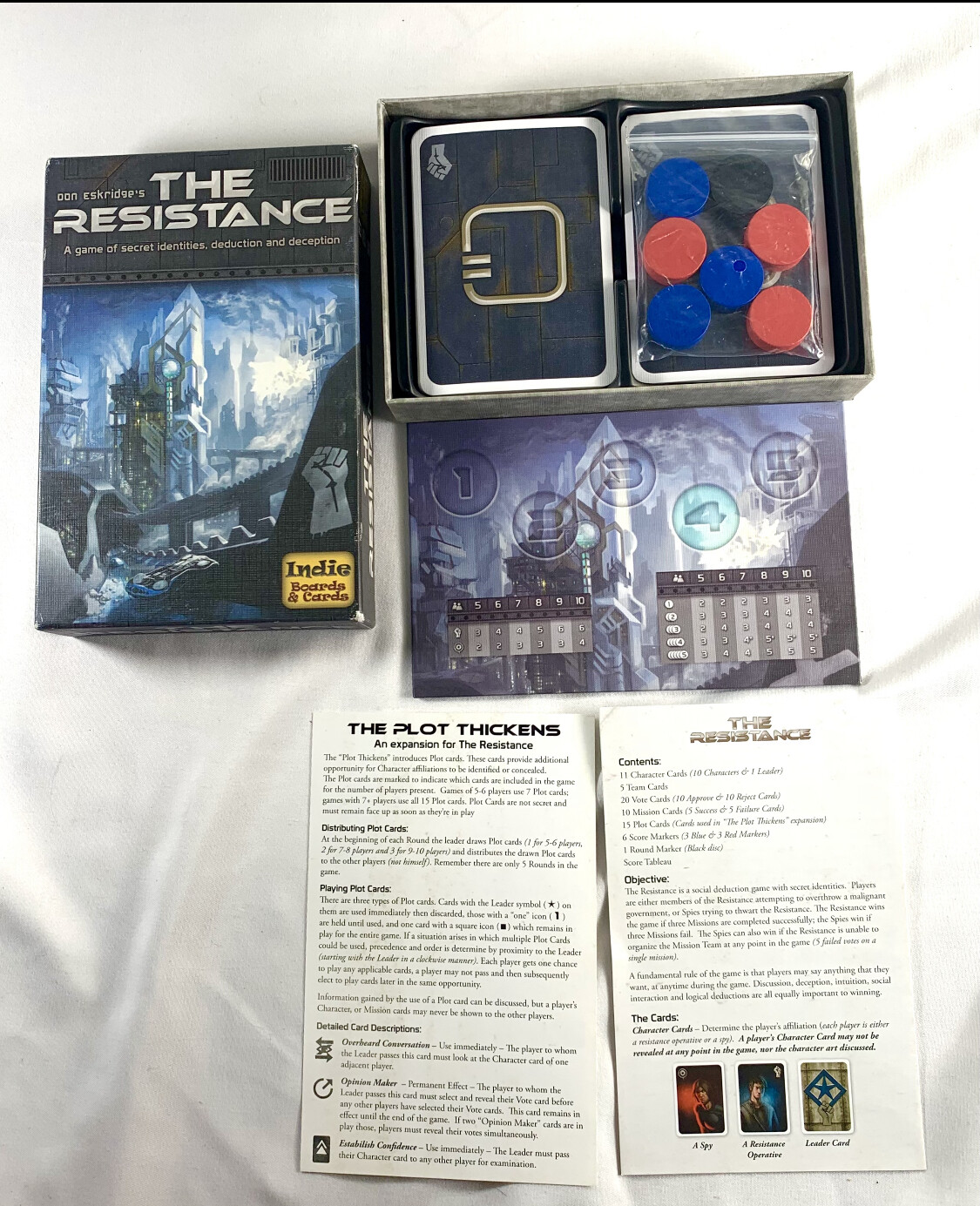 Indie Boards & Cards Boardgame The Resistance (1st Edition) Fair