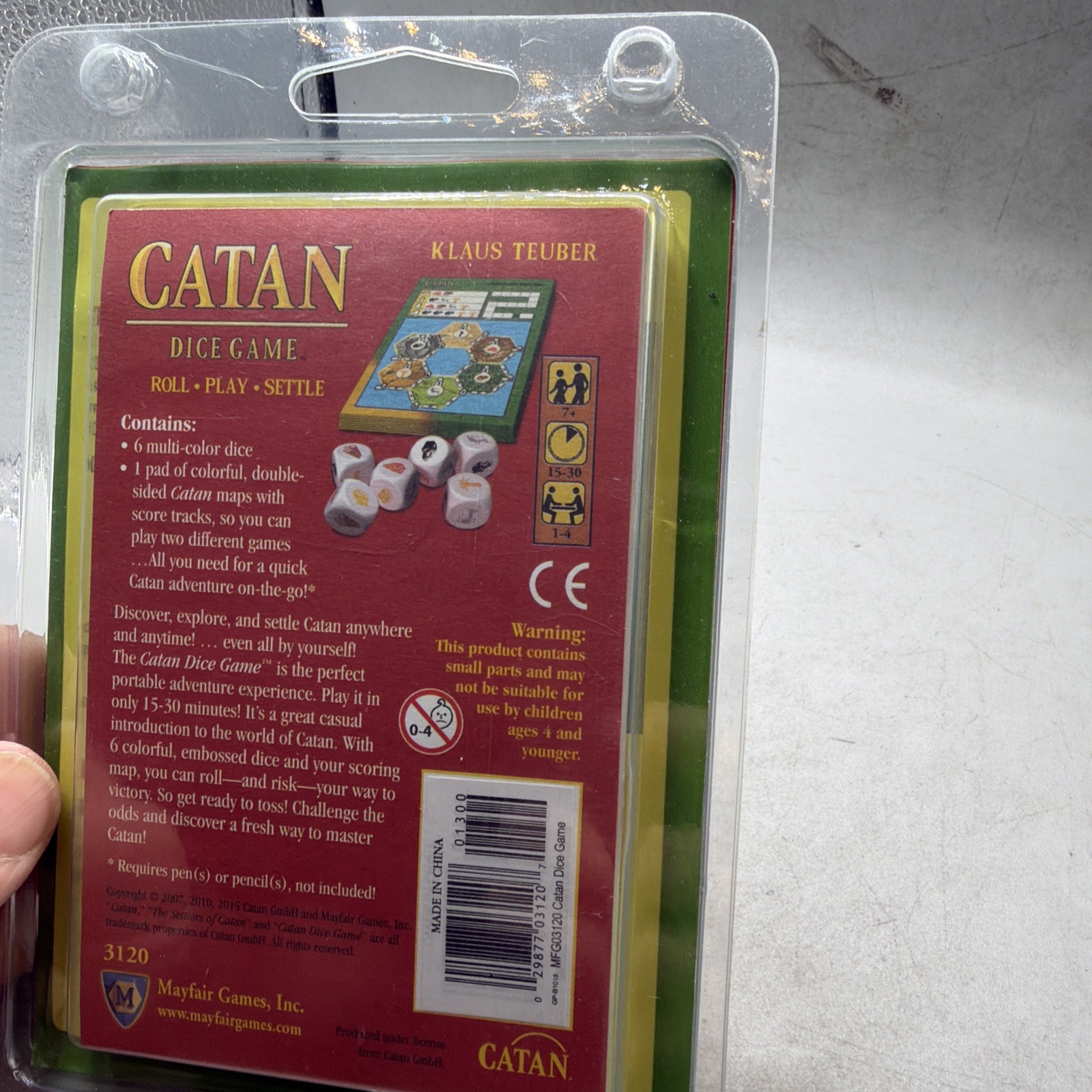 Catan Dice Game By Klaus Teuber’s 3120 Brand New Sealed Settlers Of Catan