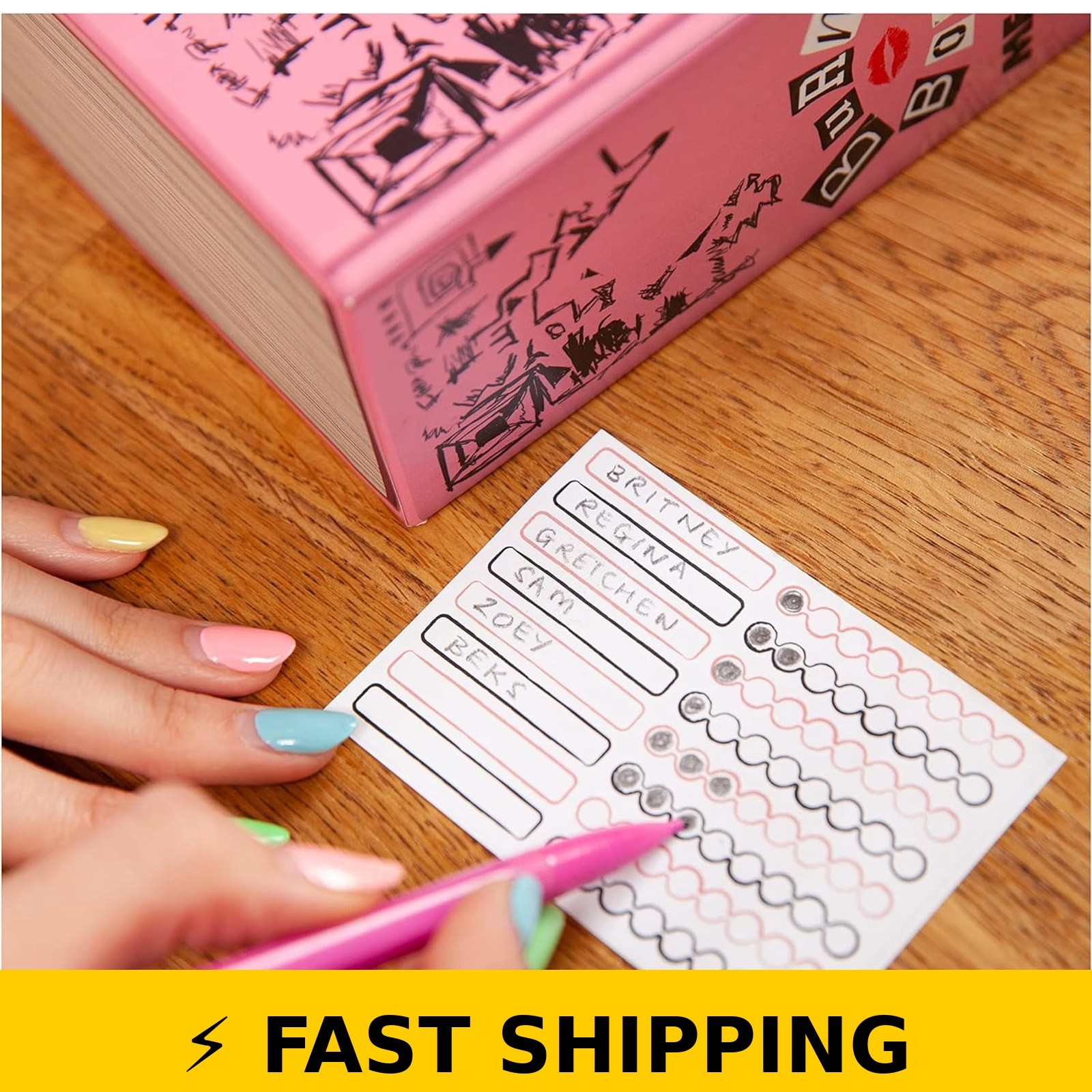 Mean Girls Burn Book Party Card Game – Spin Master