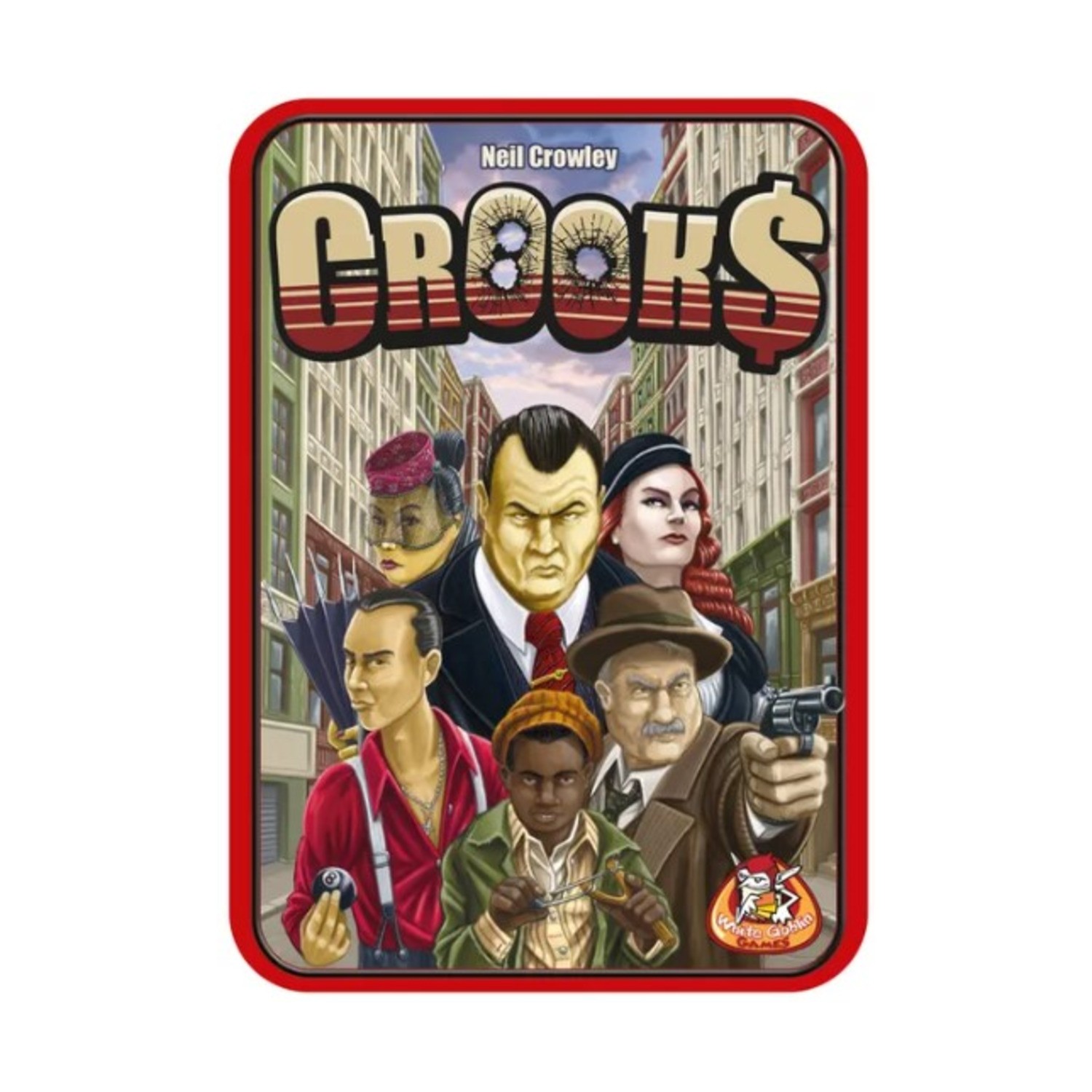 White Goblin Boardgame Crooks (Tin Ed) Box NM