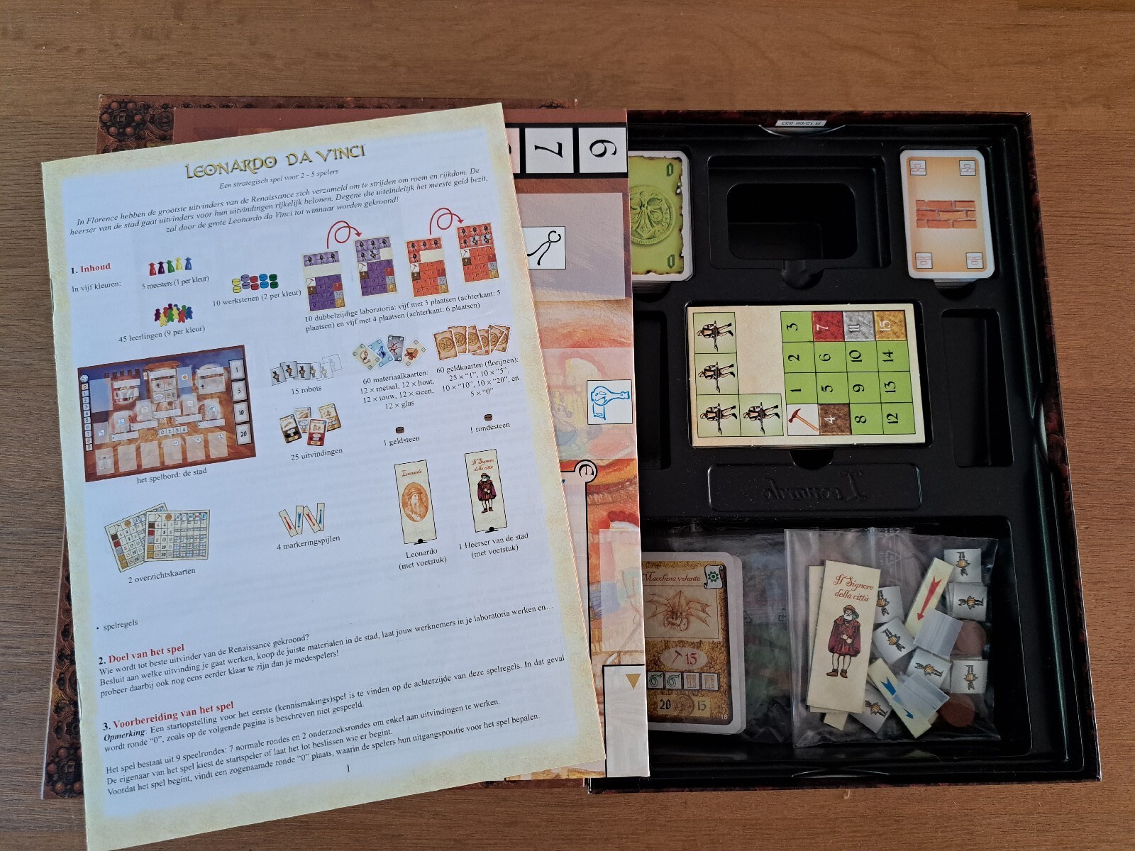 Rare Boardgame Brettspiel Leonardo Da Vinci Masterprint #1 Quined Games