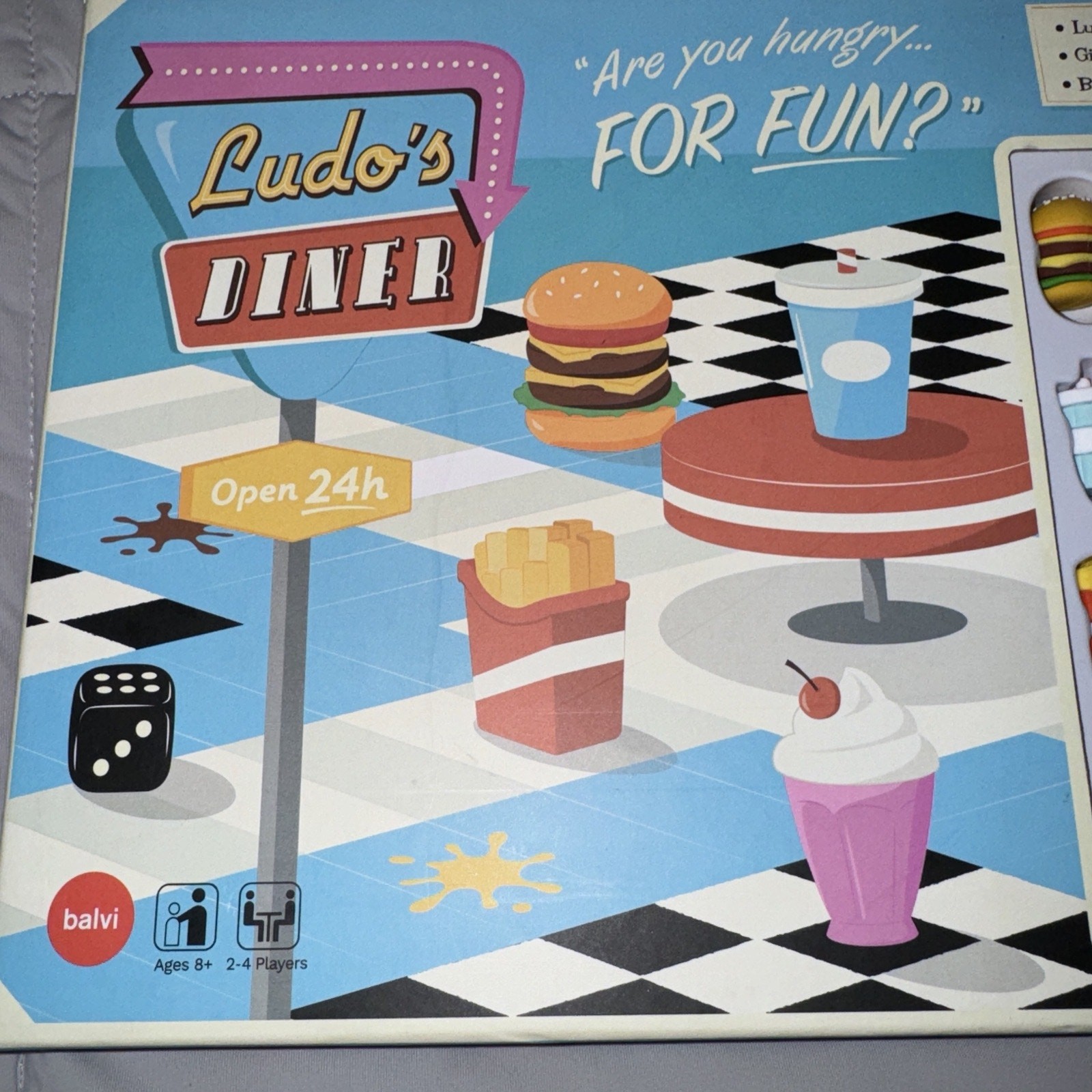 Ludo’s Diner Board Game Brand New Tabletop Game For Family & Friend Game Nights