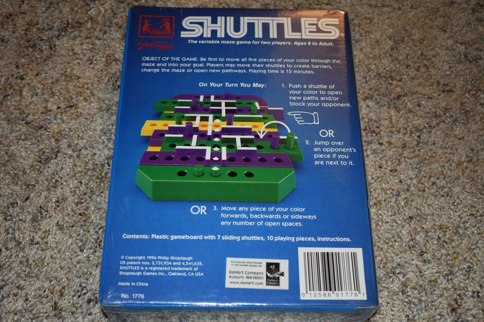Shuttles Variable Maze Game Shoptaugh Strategy Puzzle 1996 – New Sealed