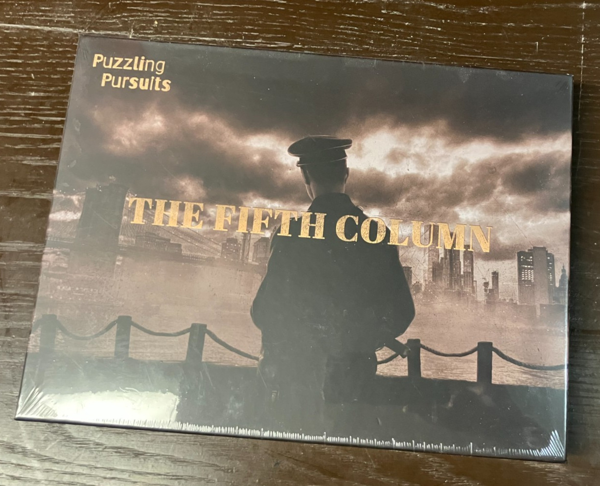 The Fifth Column – Puzzling Pursuits Board Game – New & Sealed