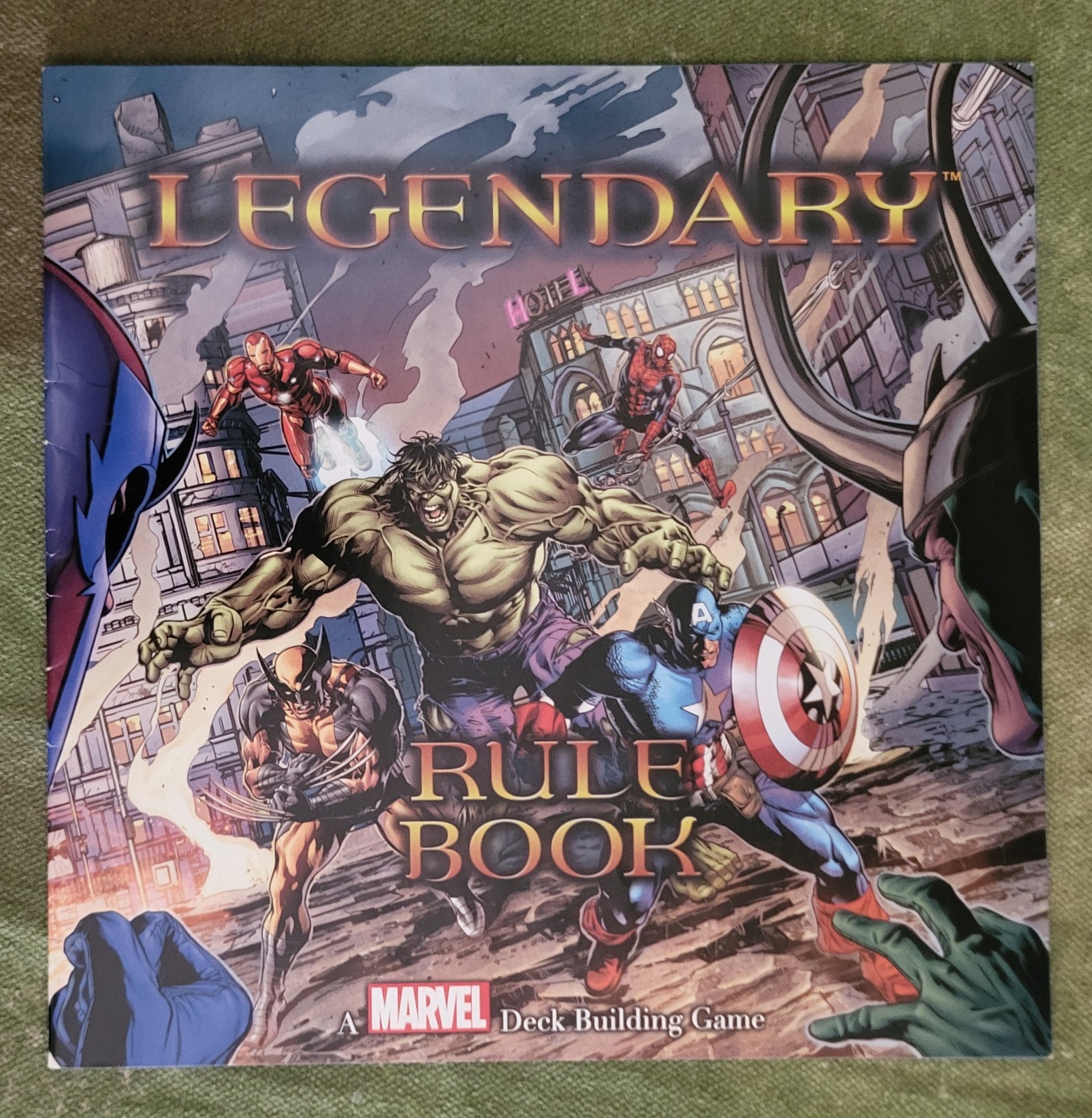 Marvel Legendary Upper Deck Card Building Game Complete with Three Promos