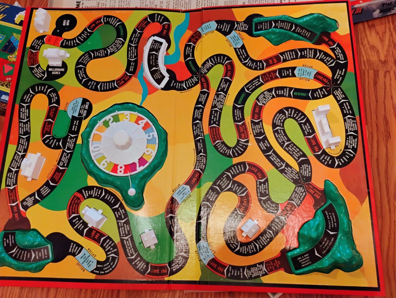 VINTAGE The Game of Life 1960 First Edition Complete Milton Bradley Board Game
