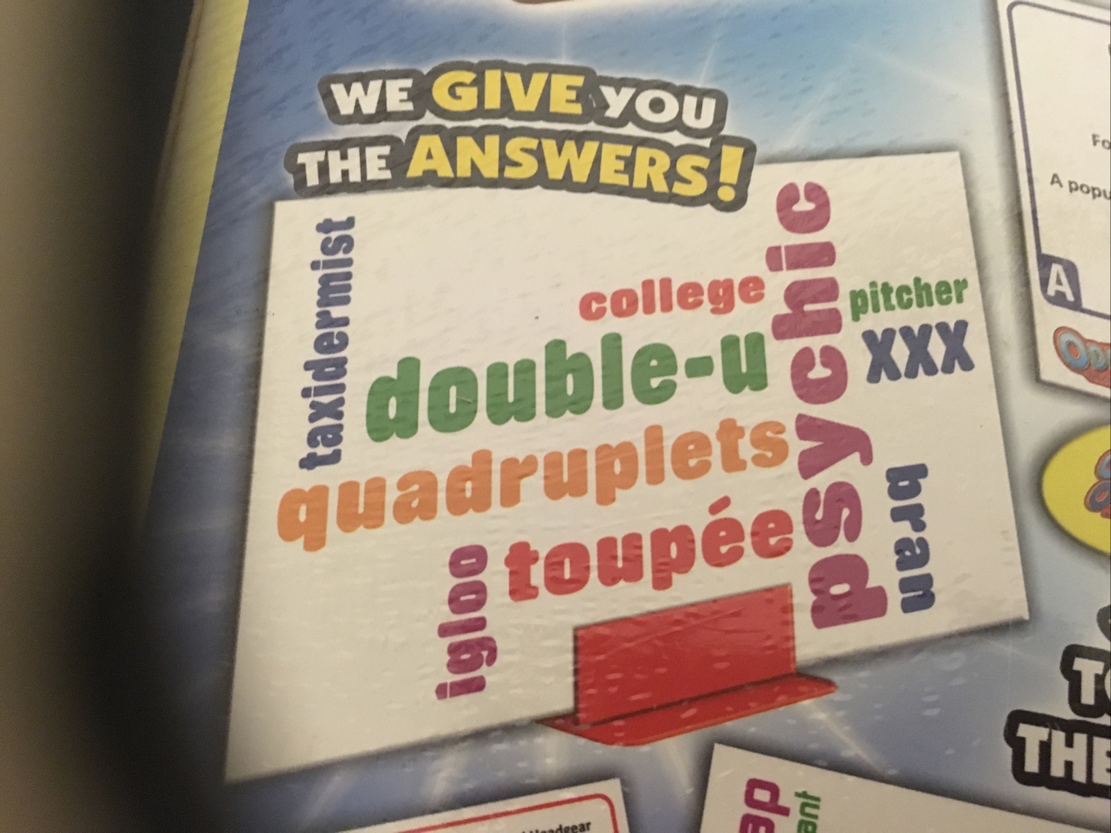 Game ‘Oddly Obvious’ Board Game Answers Are In Your Face At Home Family Fun