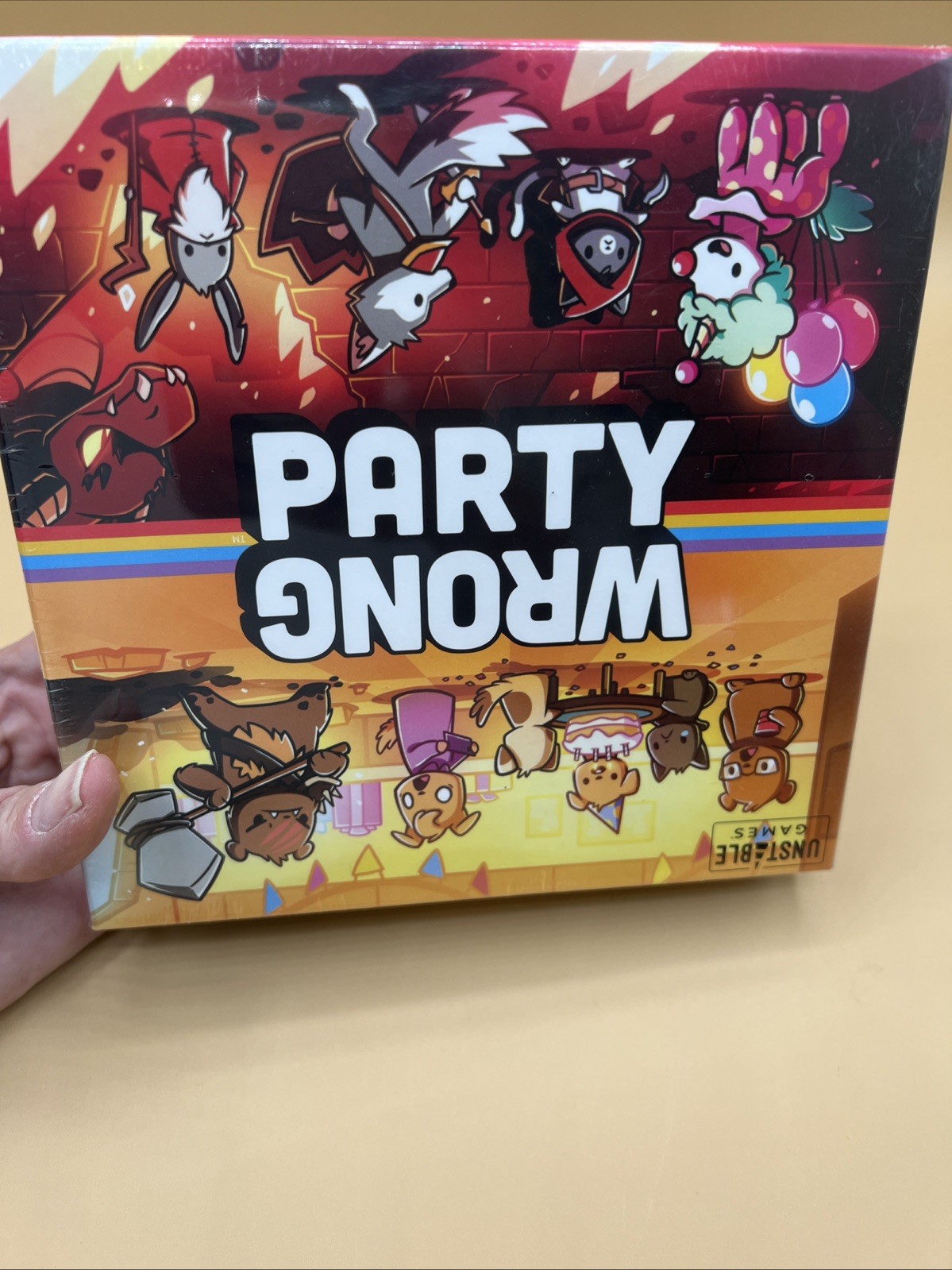 Wrong Party Game 2021 Tee Turtle by Unstable Games Brand New Sealed