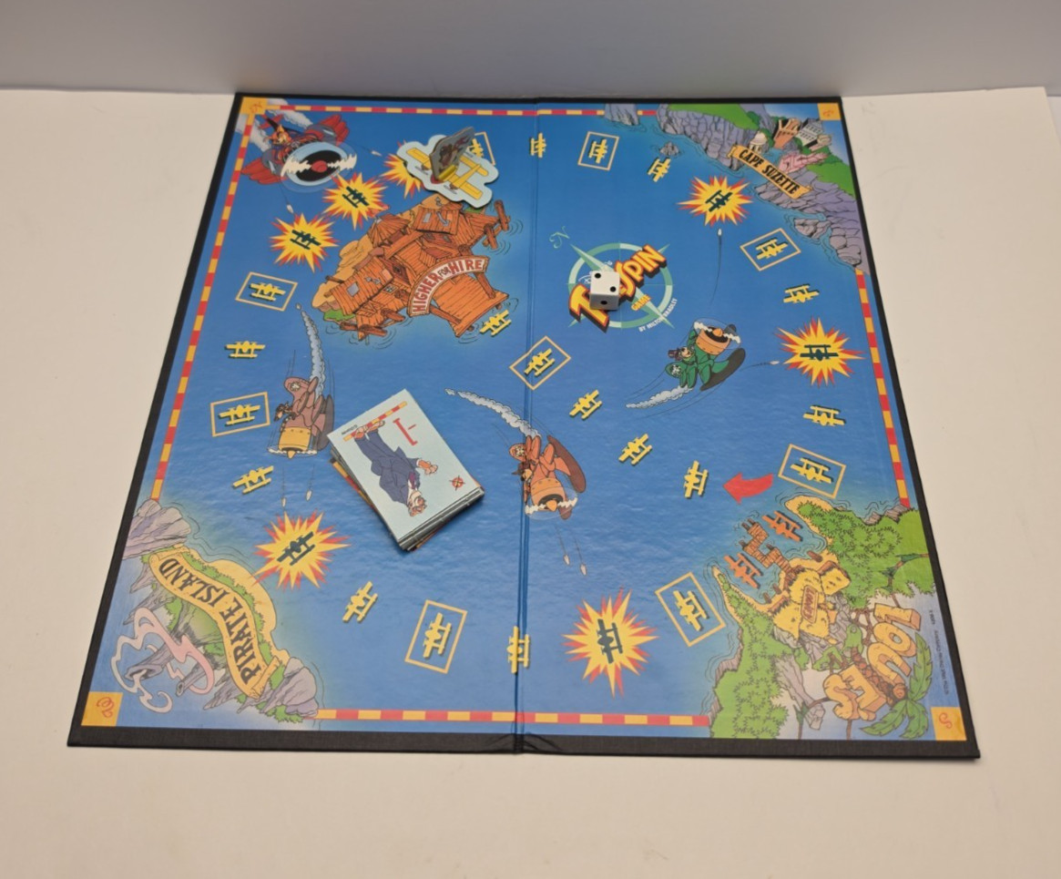 Disney Tale Spin Board Game 1991 No Box Complete Rare