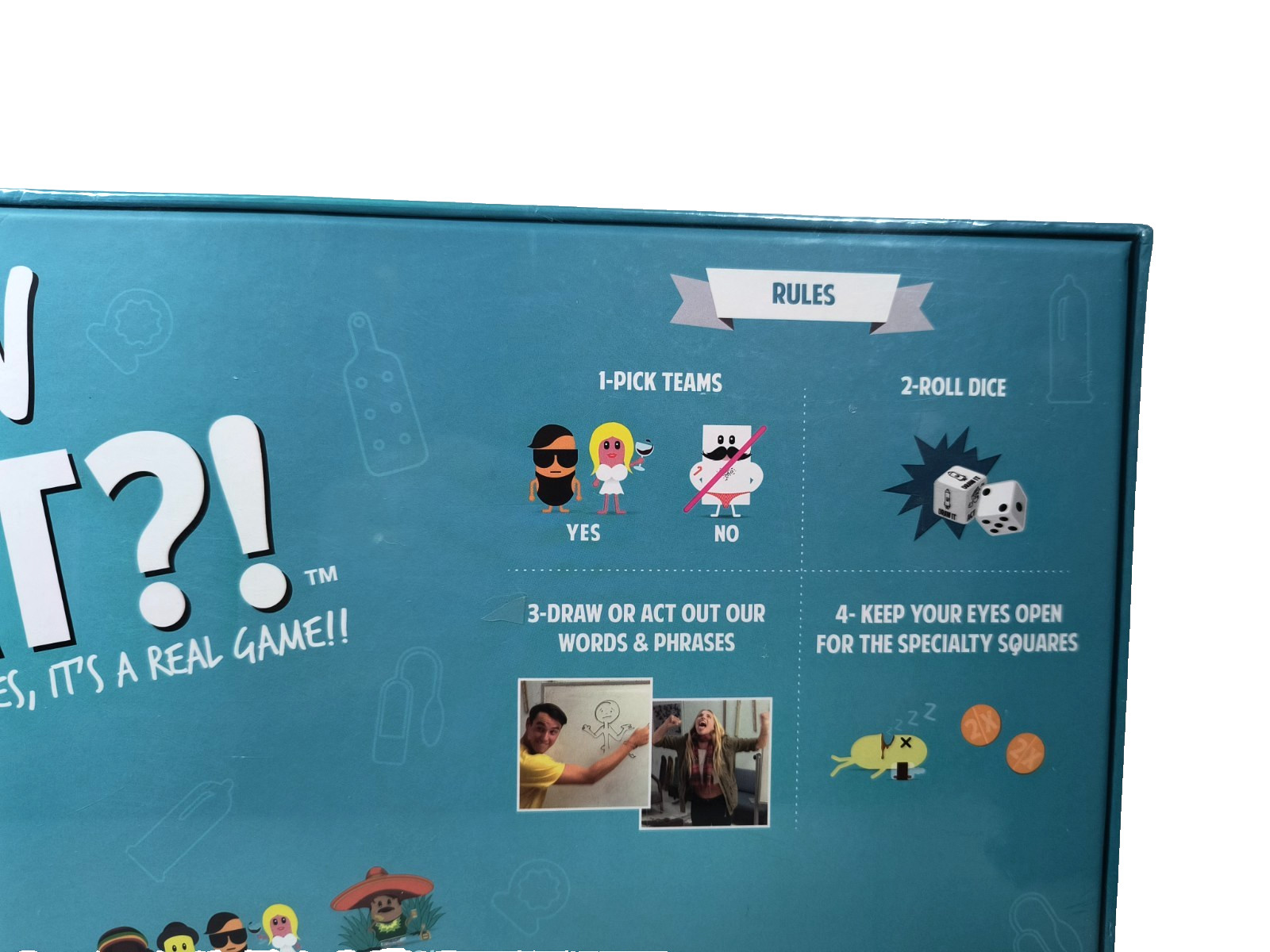 Draw What?! Adult Party Board Game ADULT CONTENT Offensive Humor RARE