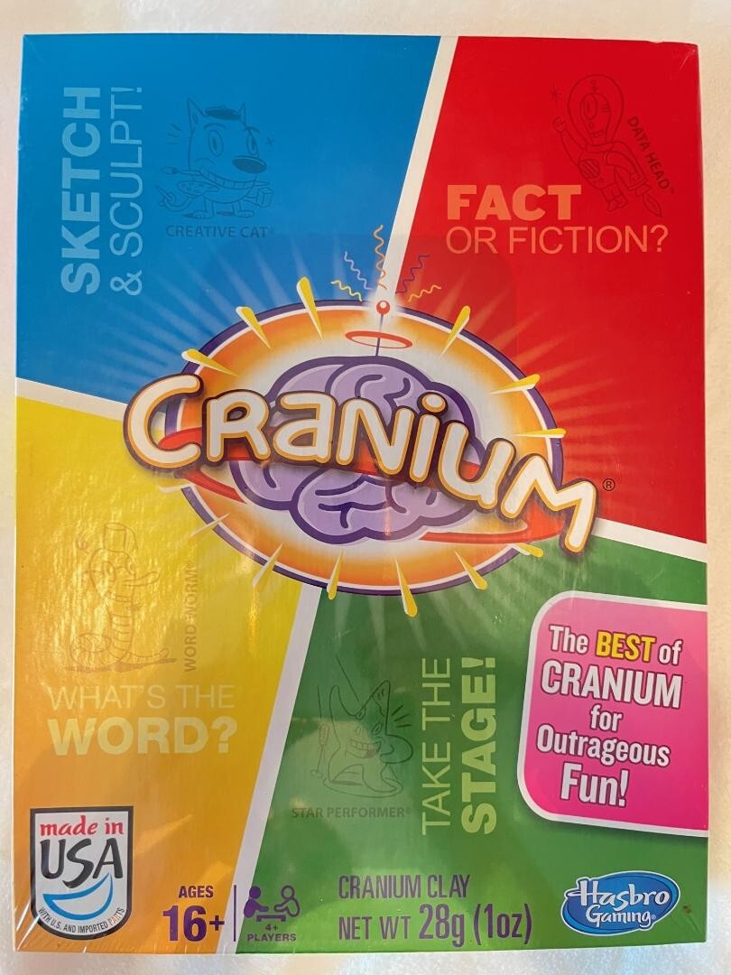 NEW 2013 Hasbro Cranium Board Game Factory Sealed Ages 16+ Made in the U.S.A.