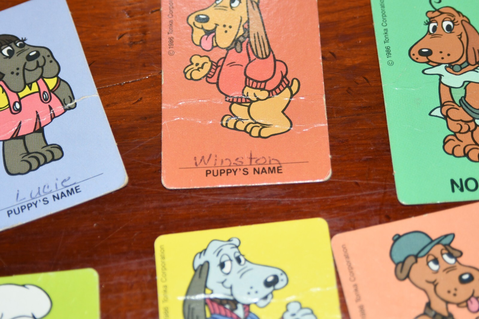 Vtg Pound Puppies Pooch On The Loose Replacement Parts Spinner & Instructions