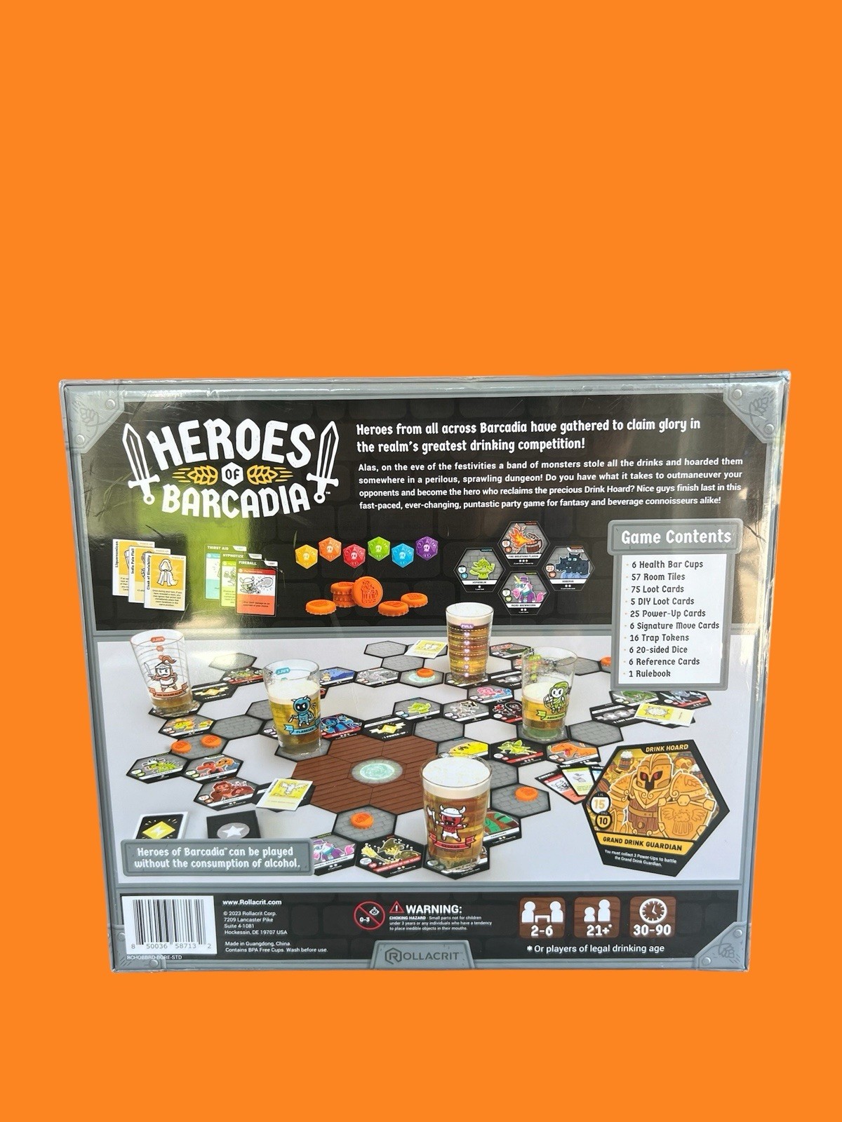 Rollacrit Heroes of Barcadia – Board Game Brand New Factory Sealed!