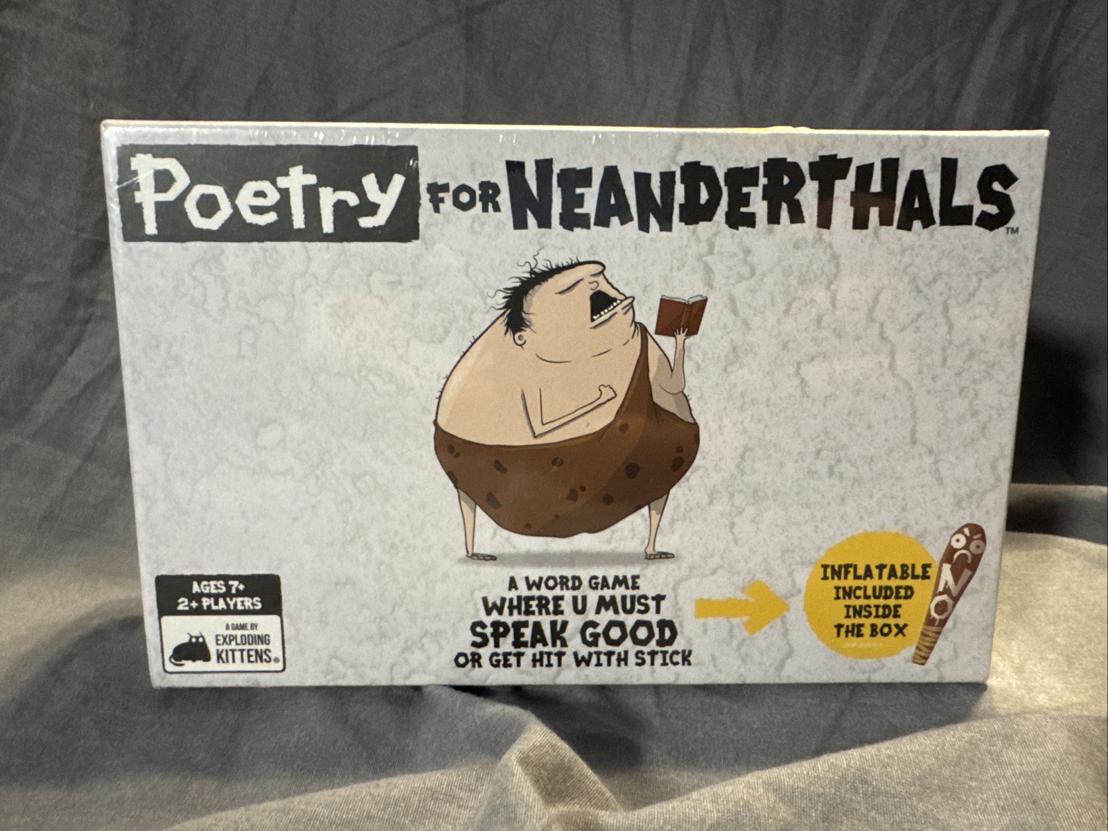 Exploding Kittens Poetry for Neanderthals Word Card Game