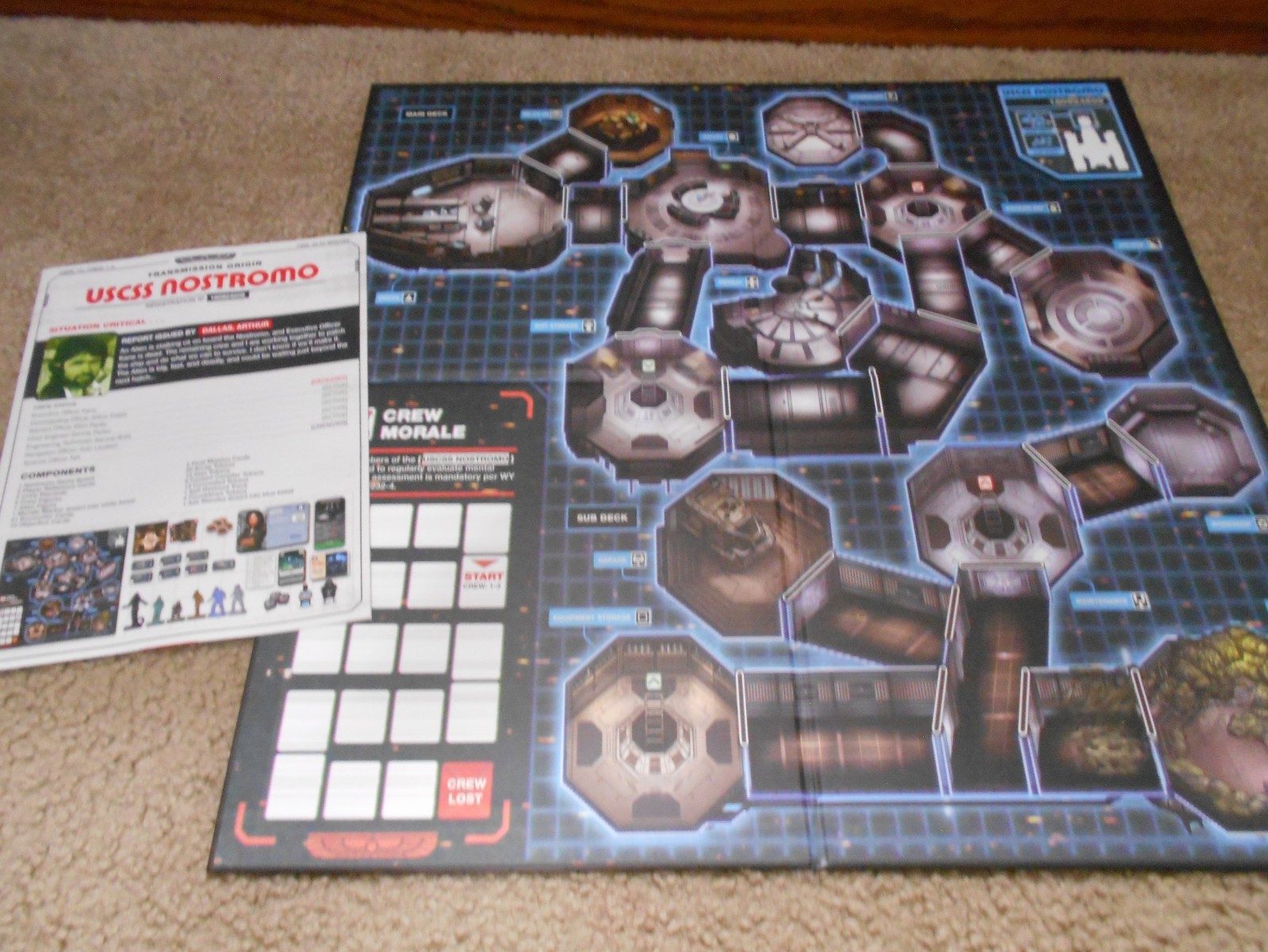 Ravensburger Alien Fate of The Nostromo Game Board – Complete Game