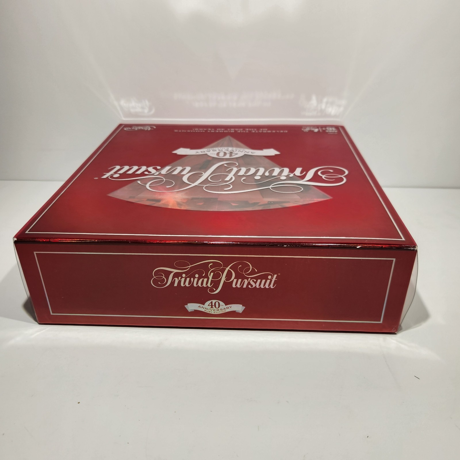 Trivial Pursuit Ruby Edition 40th Anniversary Board Game 100% COMPLETE!