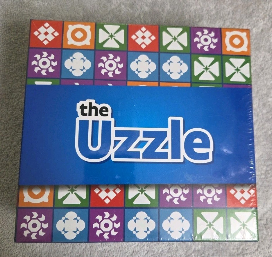 The Uzzle Board Game, Family Block Puzzle Game Children & Adults for 2-4 players