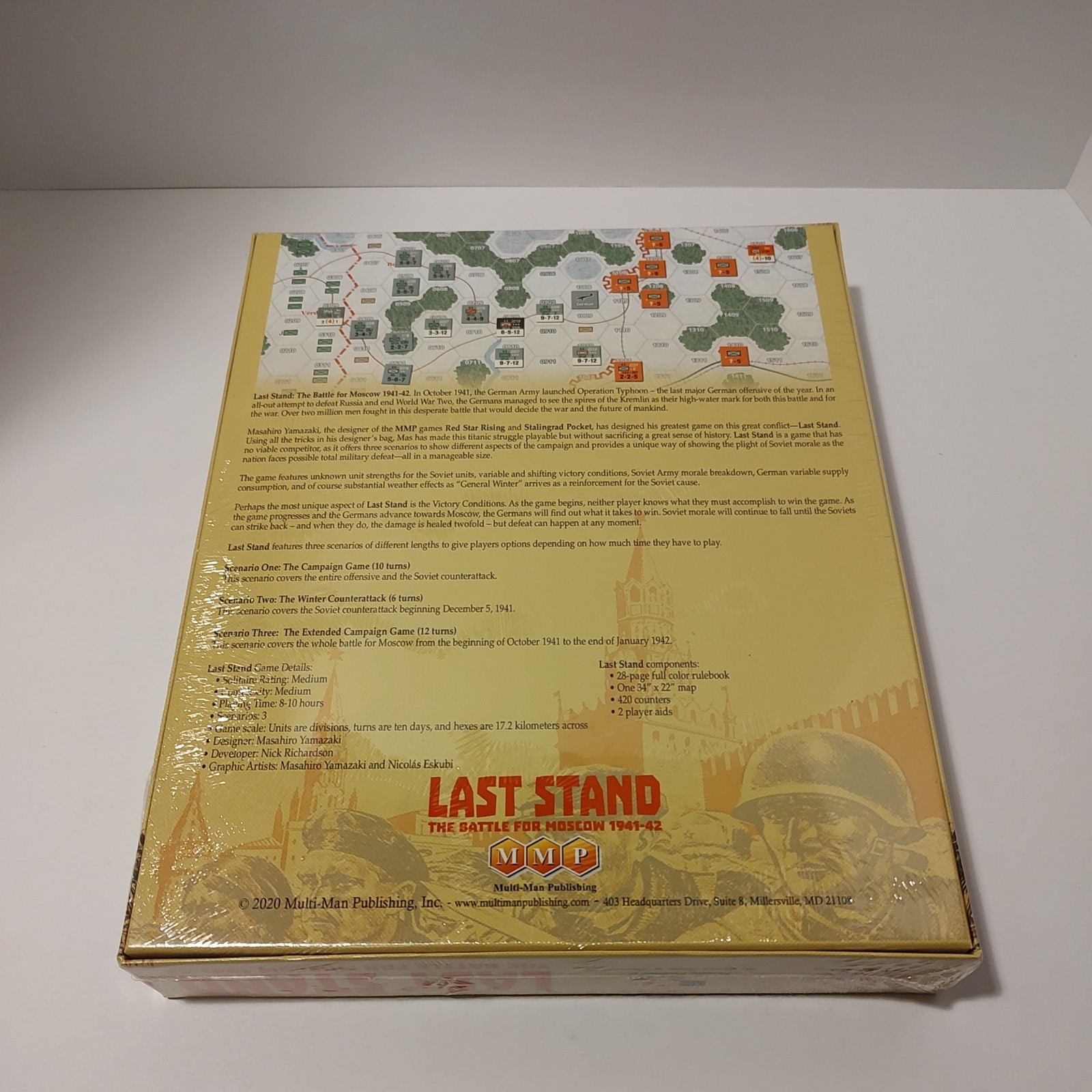 Multiman (MMP) Last Stand Battle for Moscow 1941-42 Battle for Moscow SEALED CIB