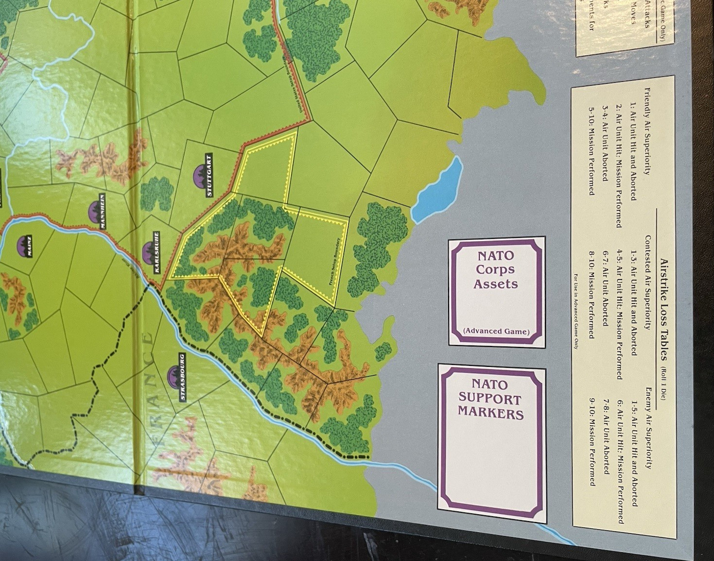 TSR Red Storm Rising Board Game 1989 Tom Clancy UNPUNCHED 100% Complete NM