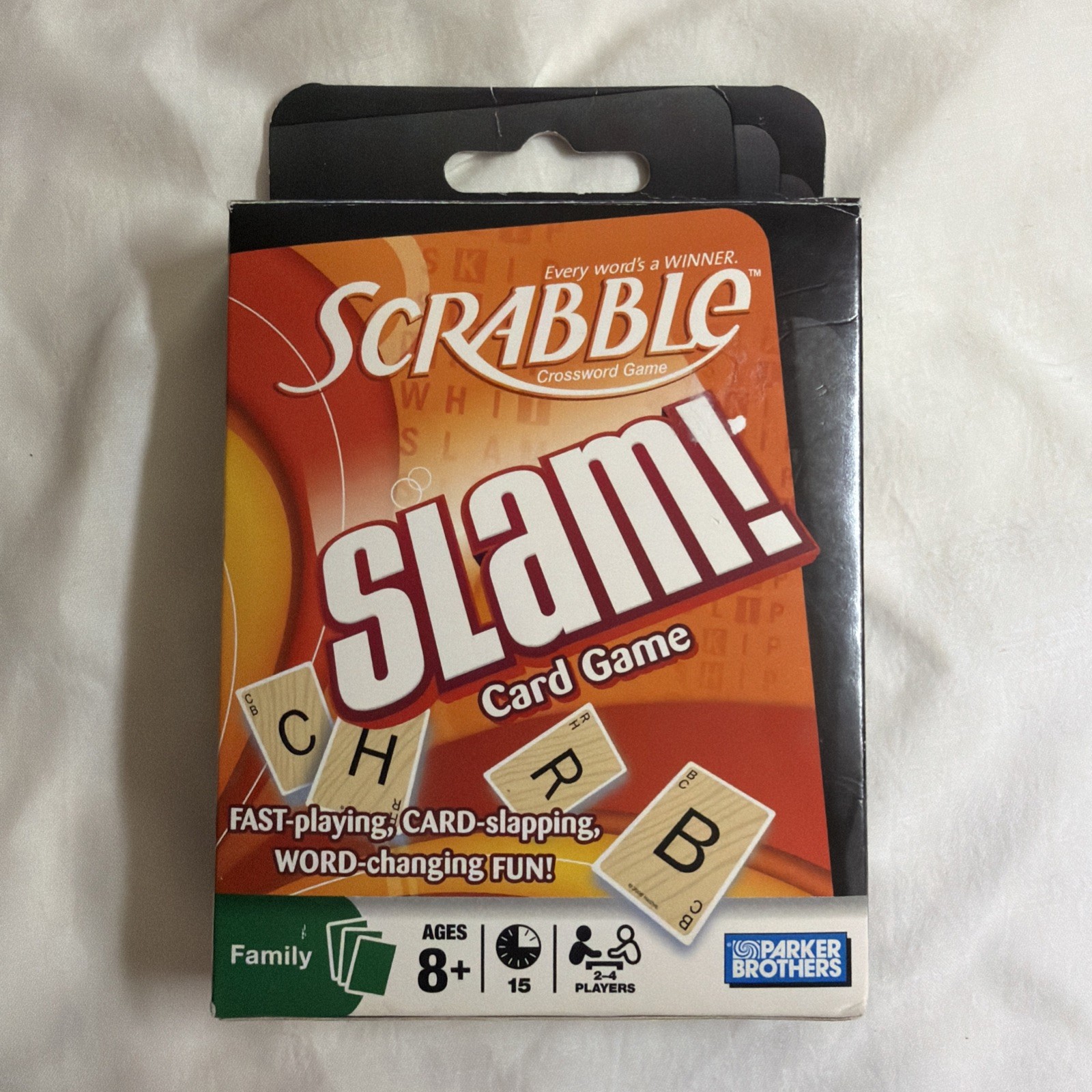 Scrabble Slam! Card Game – Family – Ages 8+ – 2 To 4 Players – Parker Brothers