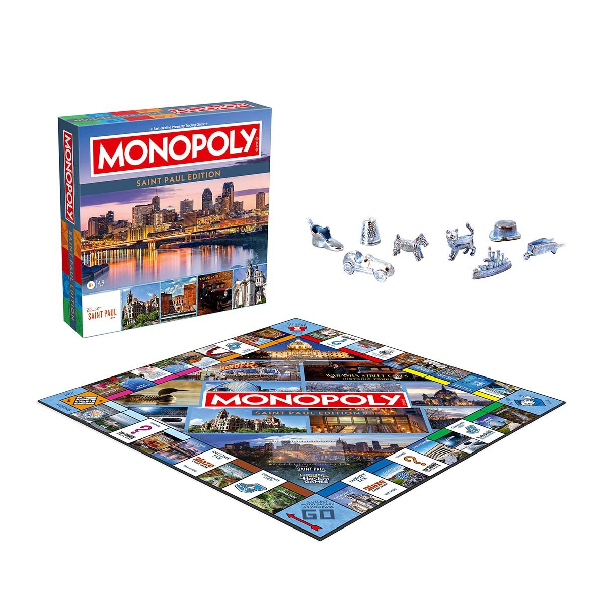 Saint Paul, MN Monopoly Board Game