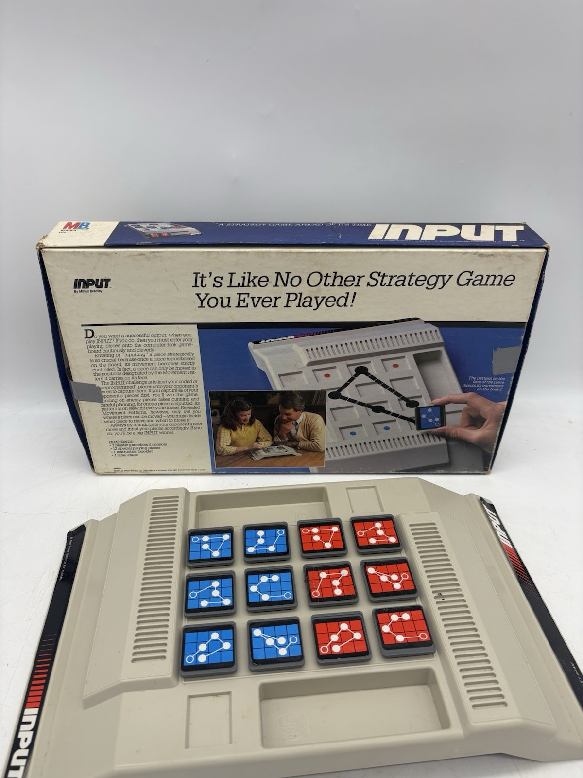 Vintage 1984 Input Strategy Board Game Milton Bradley COMPLETE *NO INSTRUCTIONS*