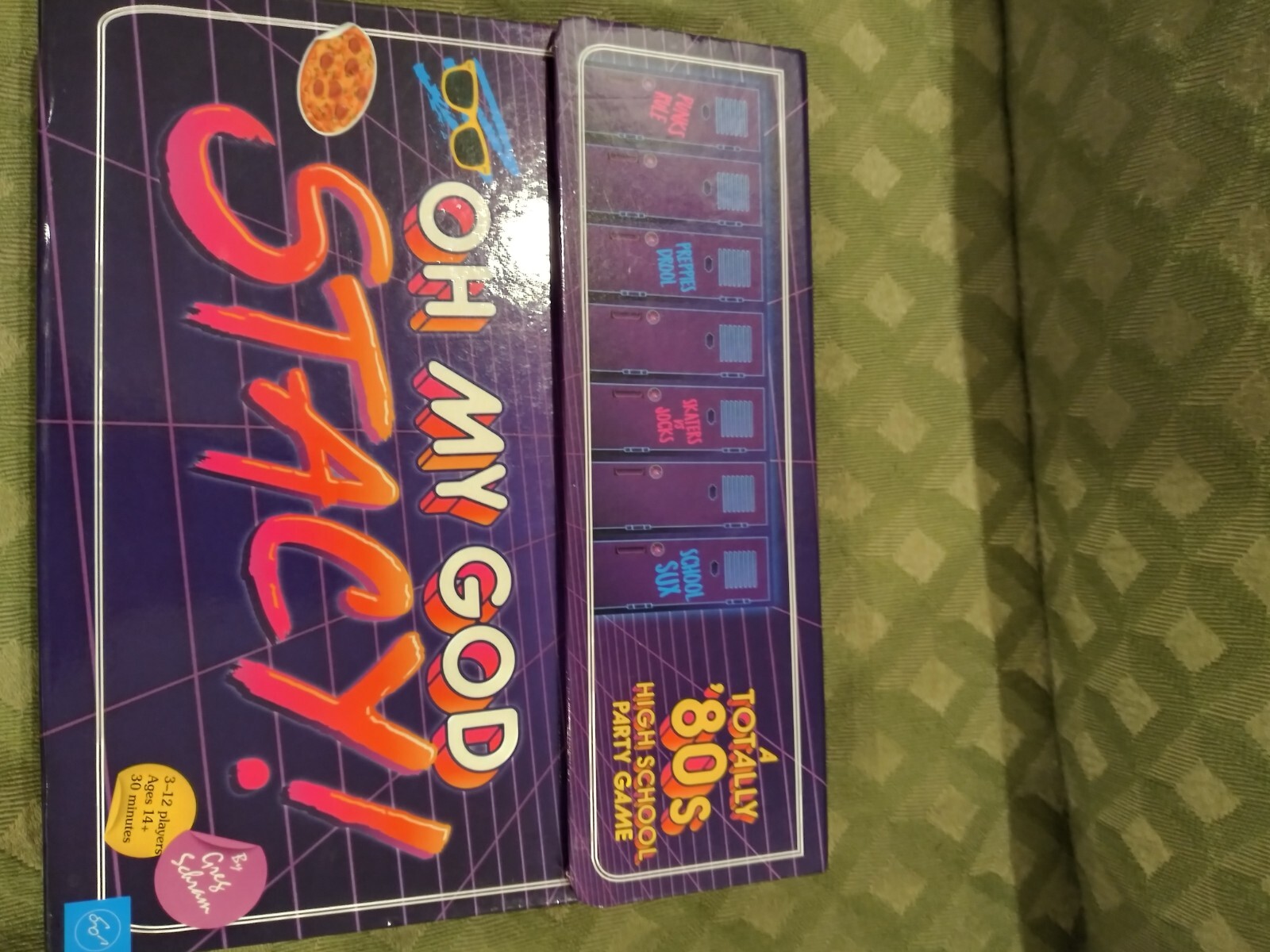 Oh My God Stacy A Totally 80s High School Party Game 3-12 Players Age14+BrandNew