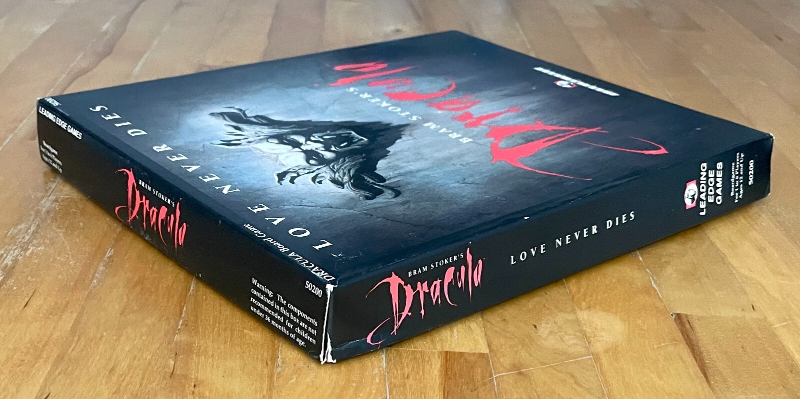 BRAM STOKER’S DRACULA BOARD GAME – COMPLETE & UNPUNCHED – LEADING EDGE GAMES
