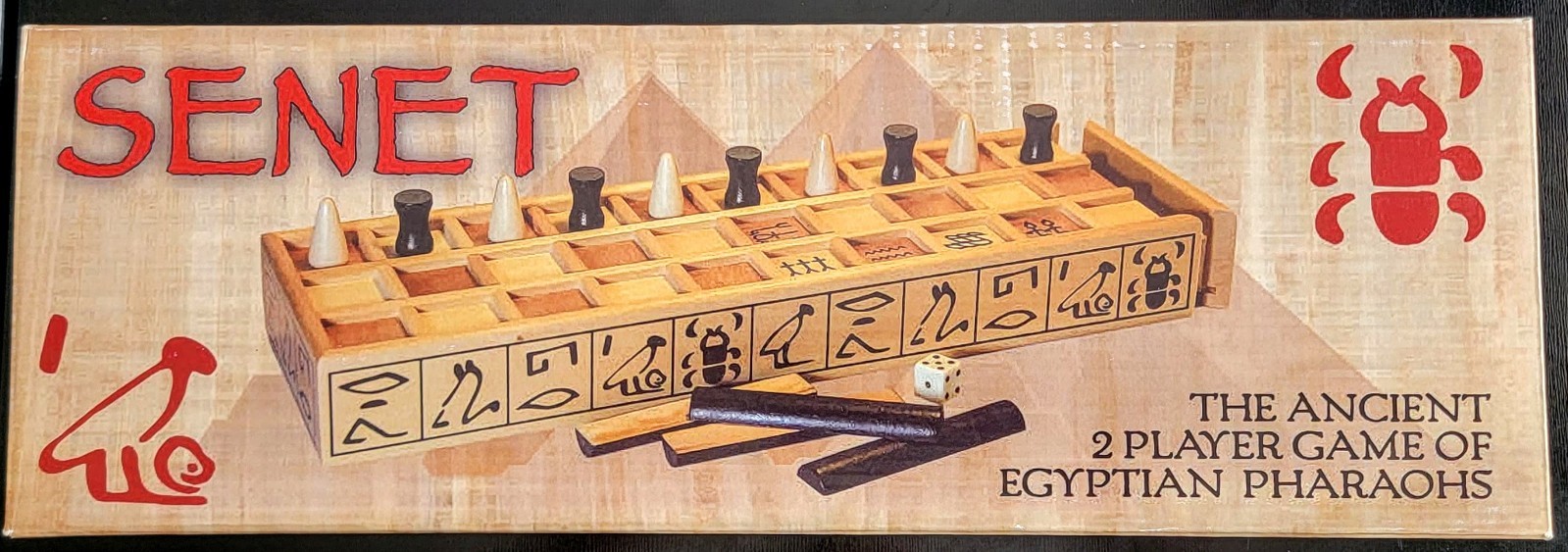 Senet Board Game – The Ancient Game of Egyptian Pharaohs – New in Box