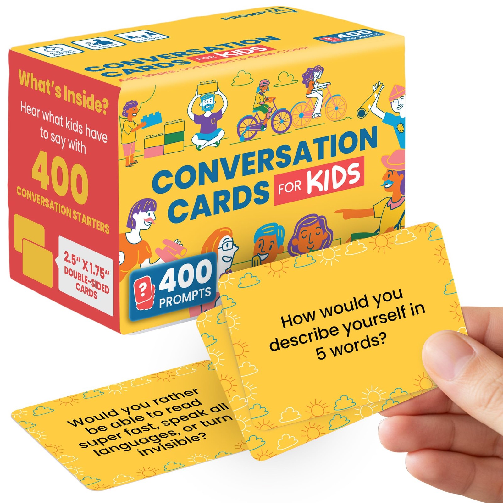 400 Conversation Cards for Kids – Engage Kids, Laugh, and Grow Closer During …