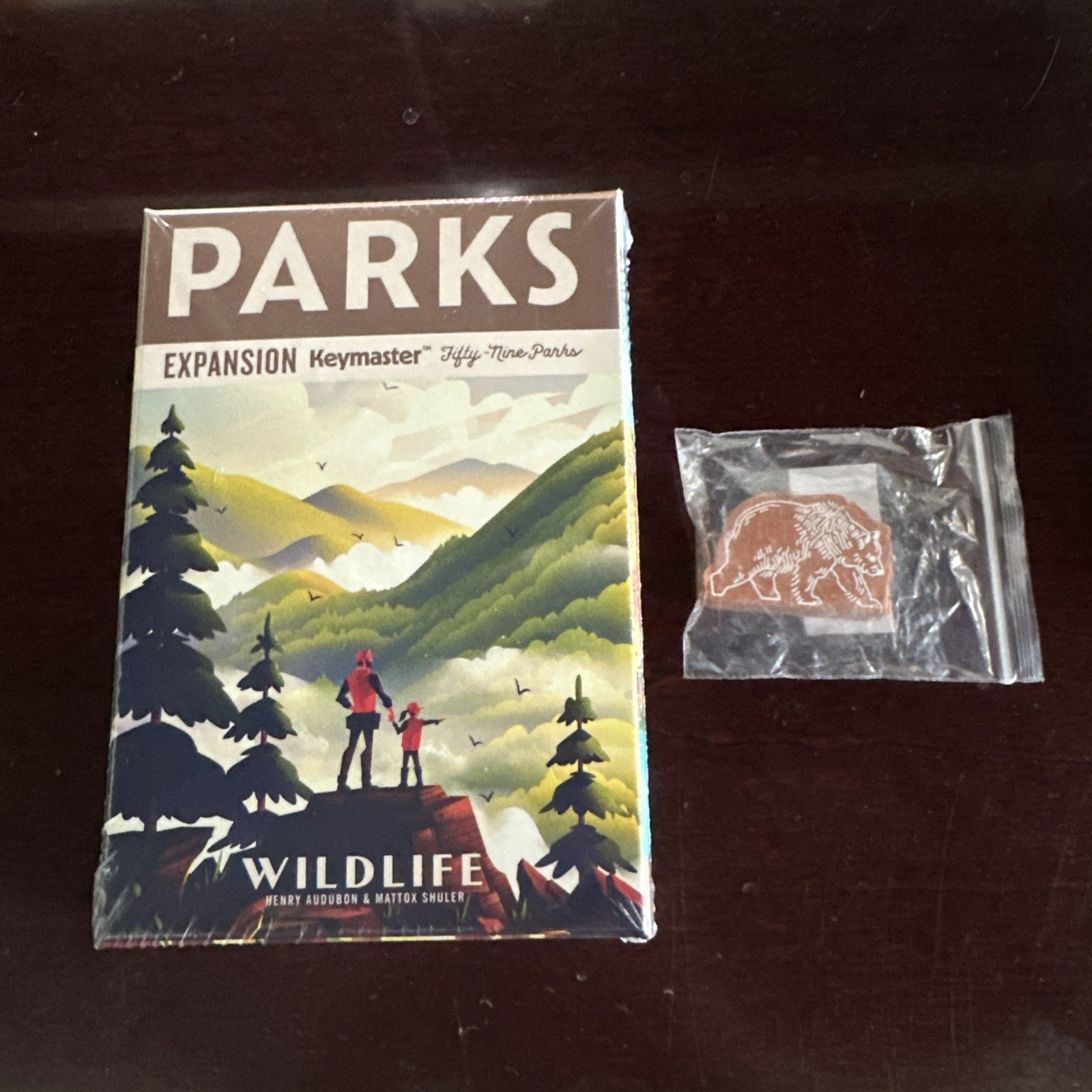 Parks Wildlife Expansion Keymaster Games 2022 SEALED With Bear Meeple Promo