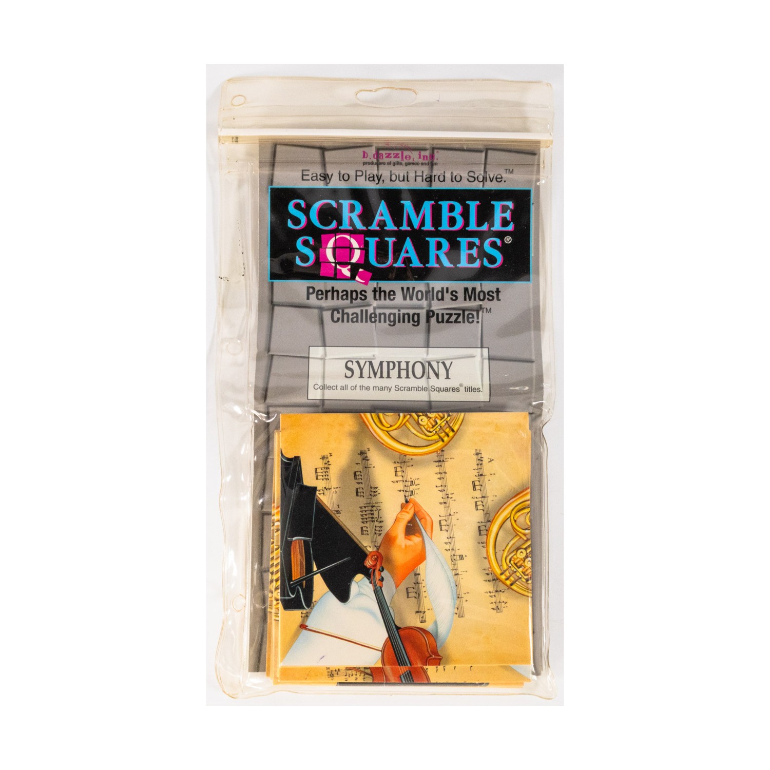 B. Dazzle Puzzle Game Scramble Squares – Symphony Bag NM