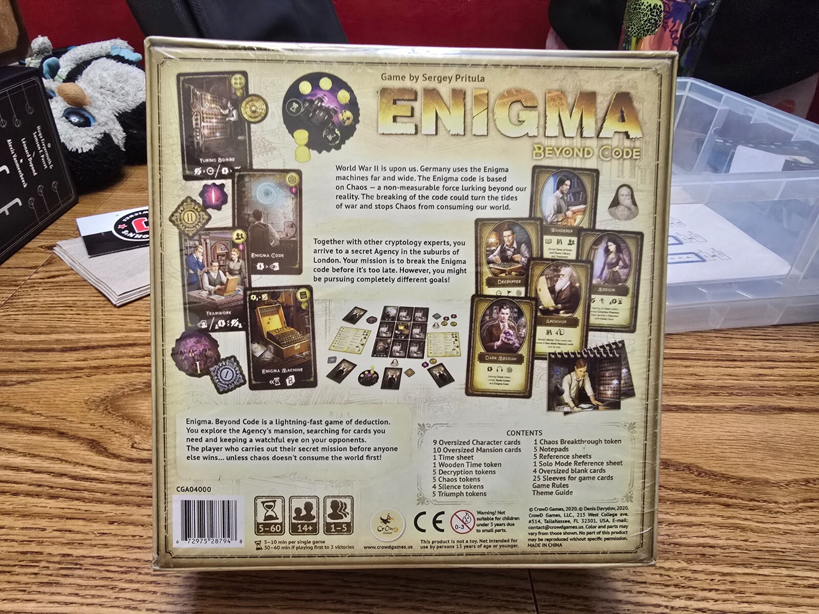 Enigma – Beyond Code Crowd Games Board Game Sergey Pritula