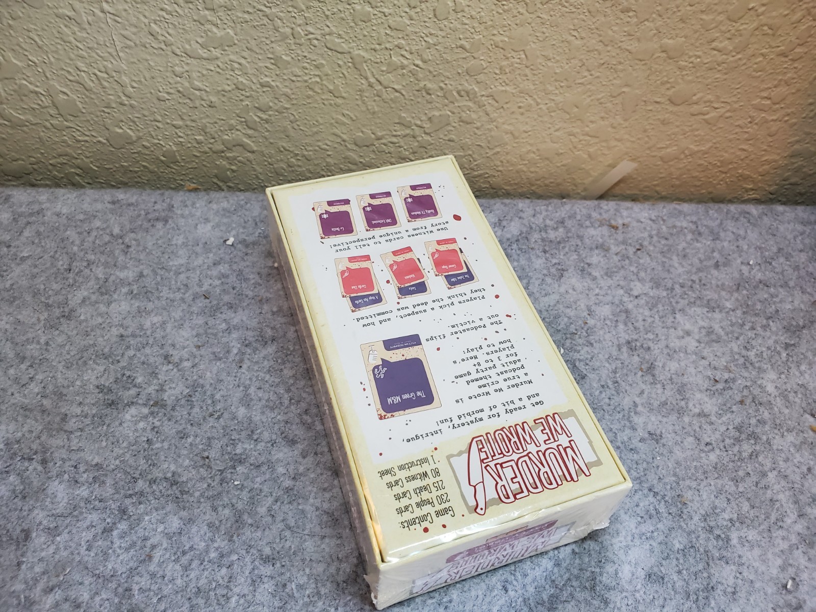 Murder We Wrote A True Crime Podcast Party Game 3-8 players SUPER FUN BOX-2