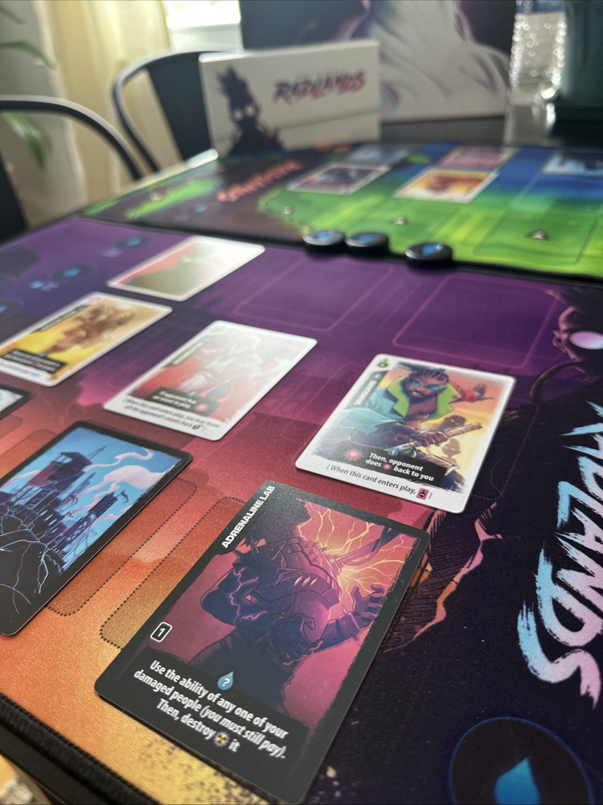 RARE Radlands Super Deluxe Board Game with Playmats, Roxley Games, 2021