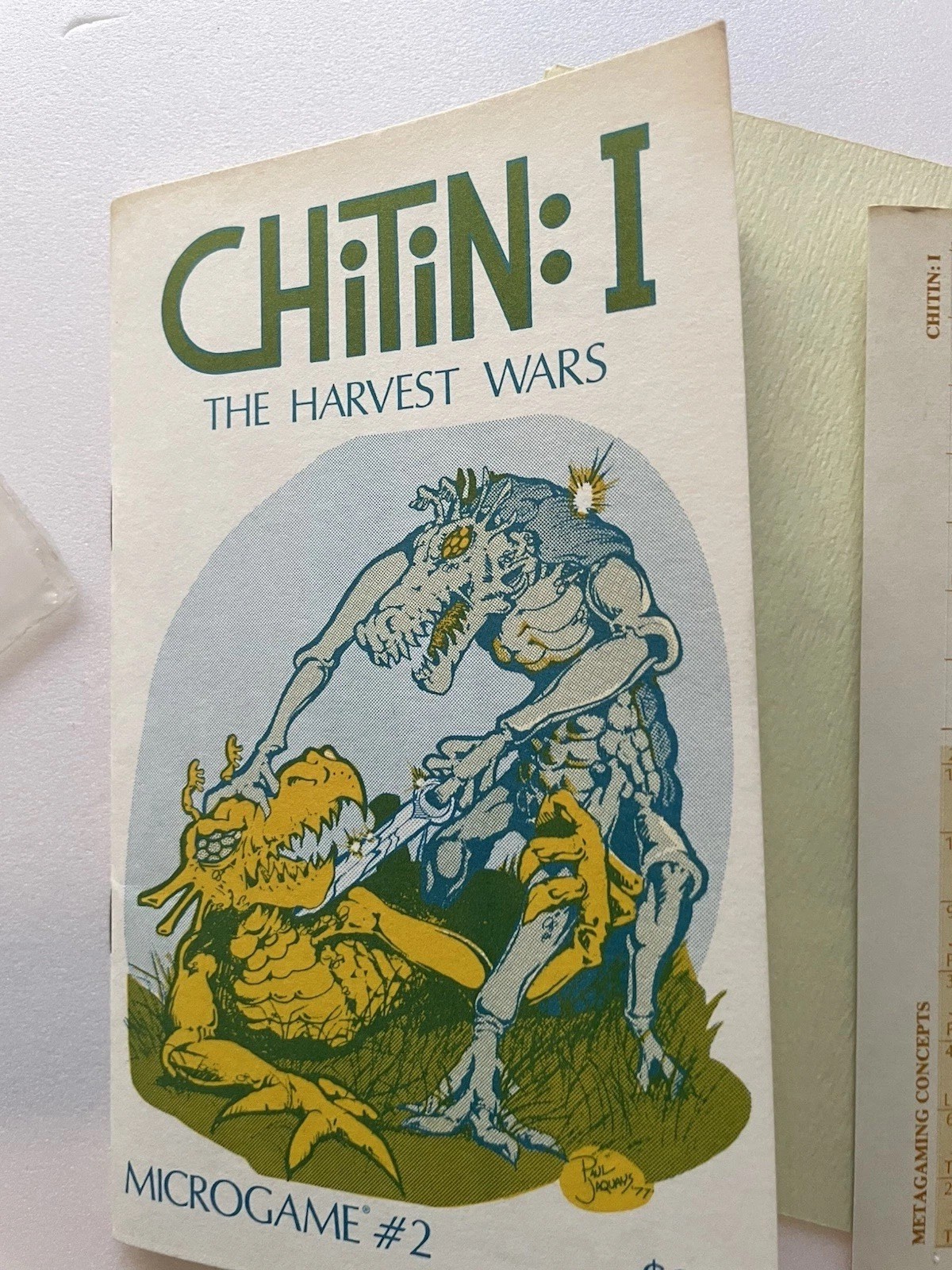 Metagaming MicroGame #2 – Chitin I – The Harvest Wars (1st Printing) VG