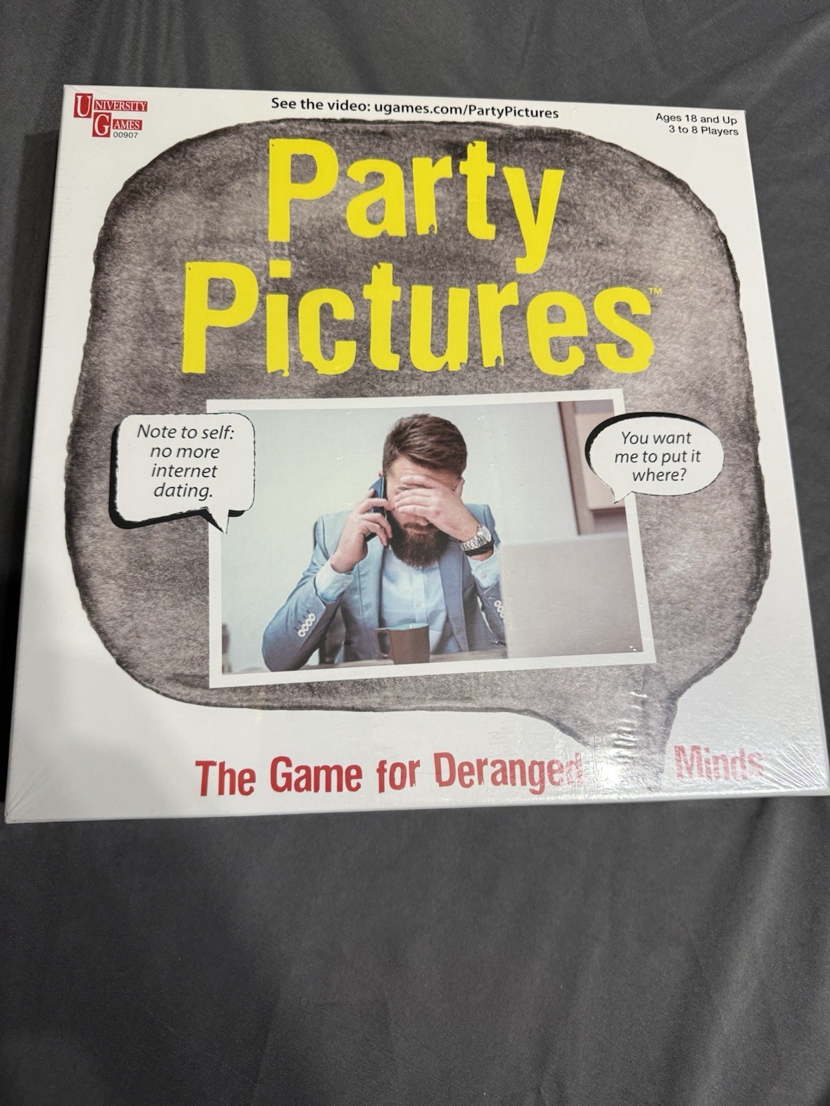Party Pictures Board Game New Sealed University Games Adult Party Game