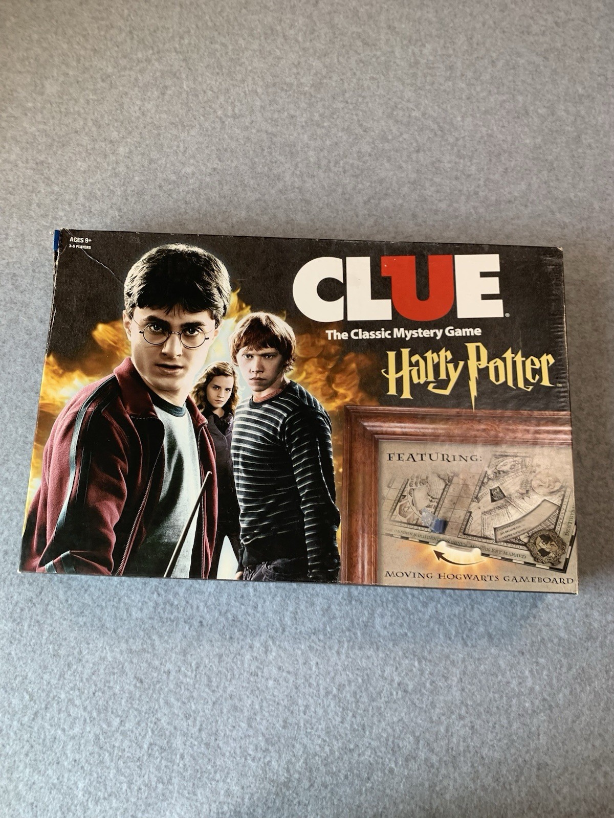 Clue Harry Potter Board Game Moving Hogwarts Gameboard Ages 9+ 3-6 Players