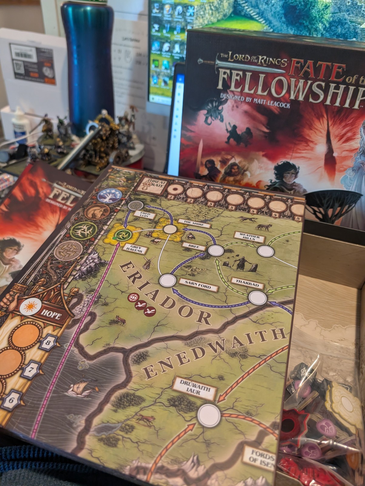 Fate of the Fellowship Board Game, + Gandalf the White