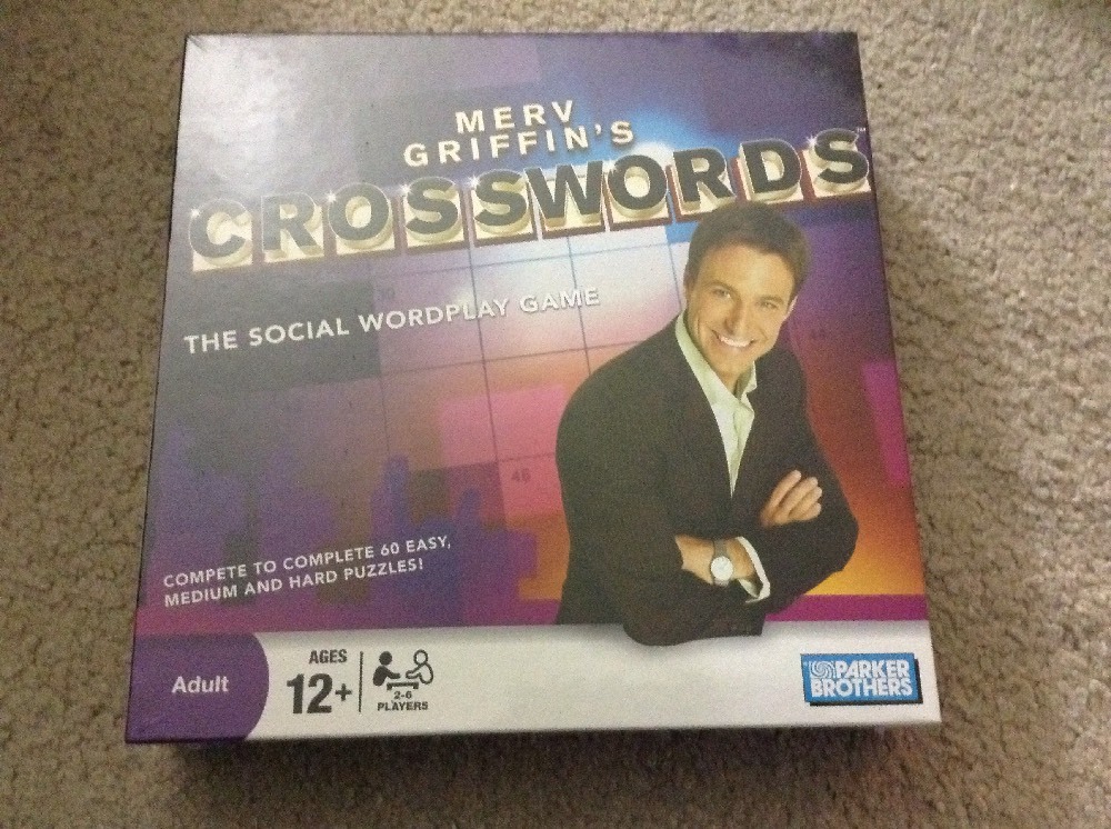 New Sealed Merv Griffin’s Crosswords The Social Wordplay Game Parker Brothers