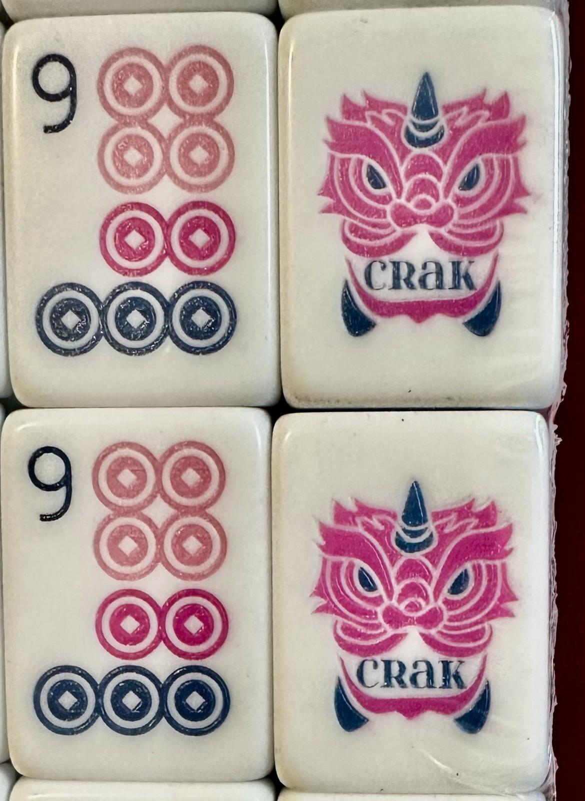 DARK GREEN – 4 Layer Acrylic Mahjong Tiles Full American Set 160 Tiles US SELLER
