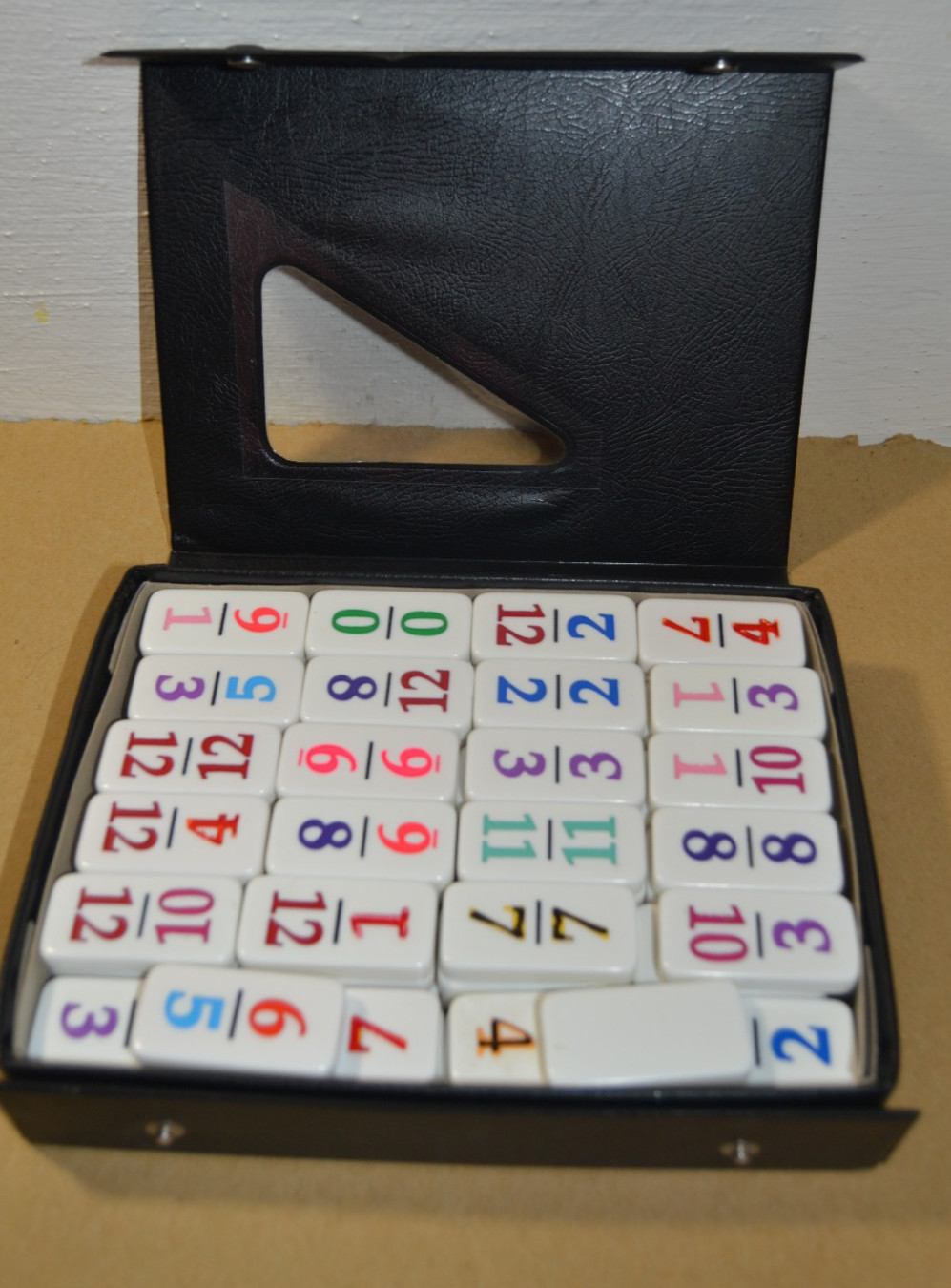 PUREMCO Dominoes Professional 91 Tiles in case Family Game Adult Teen Game