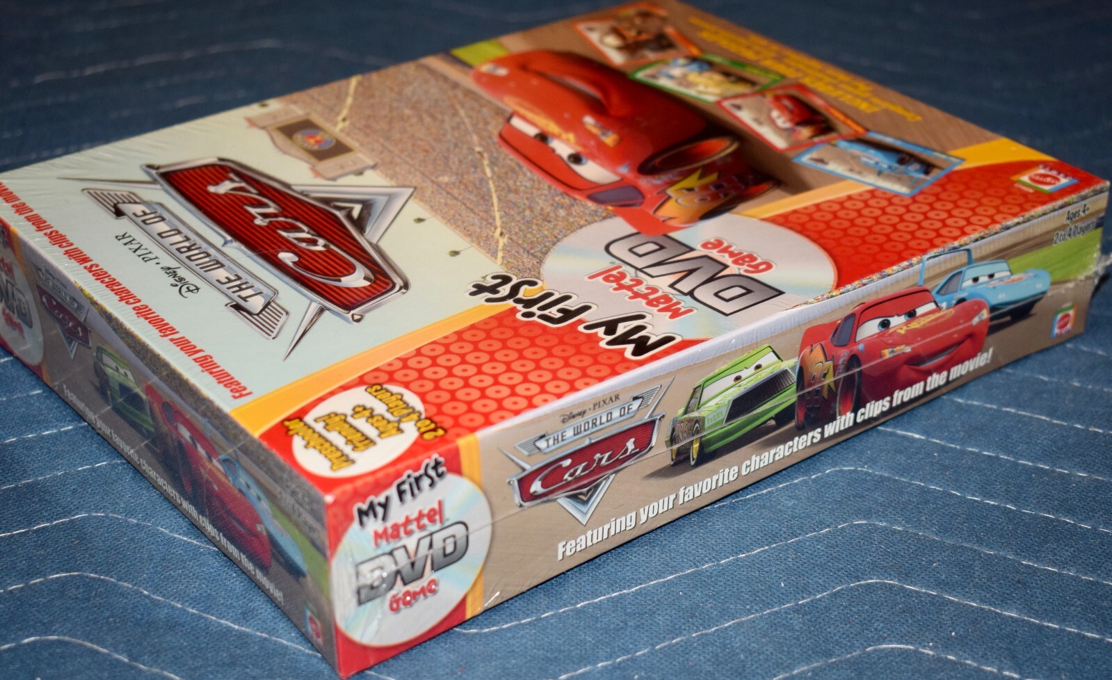 Disney Pixar The World of Cars DVD Game Includes 4 Puzzles & Challenges NEW ~B2