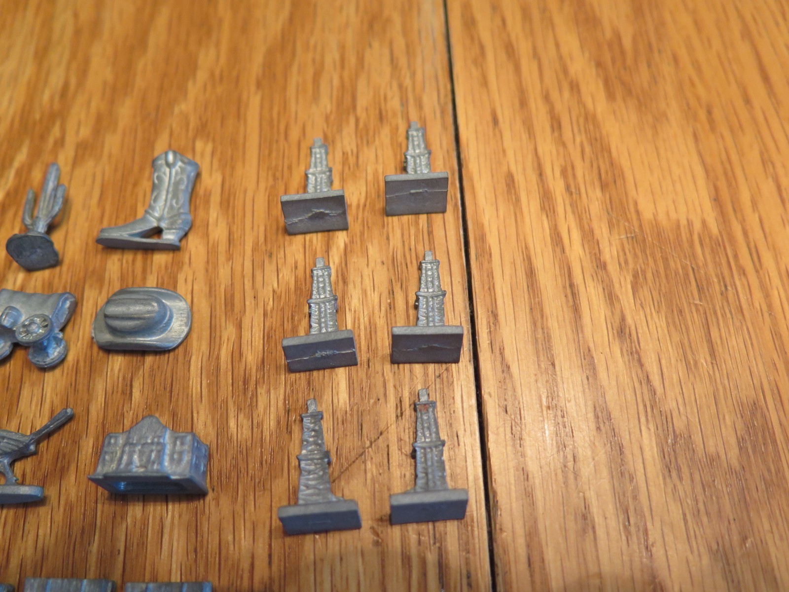 Vintage Board Game Tokens Game Pieces? Miniature Pewter Figurines? Lot of 24 Pcs
