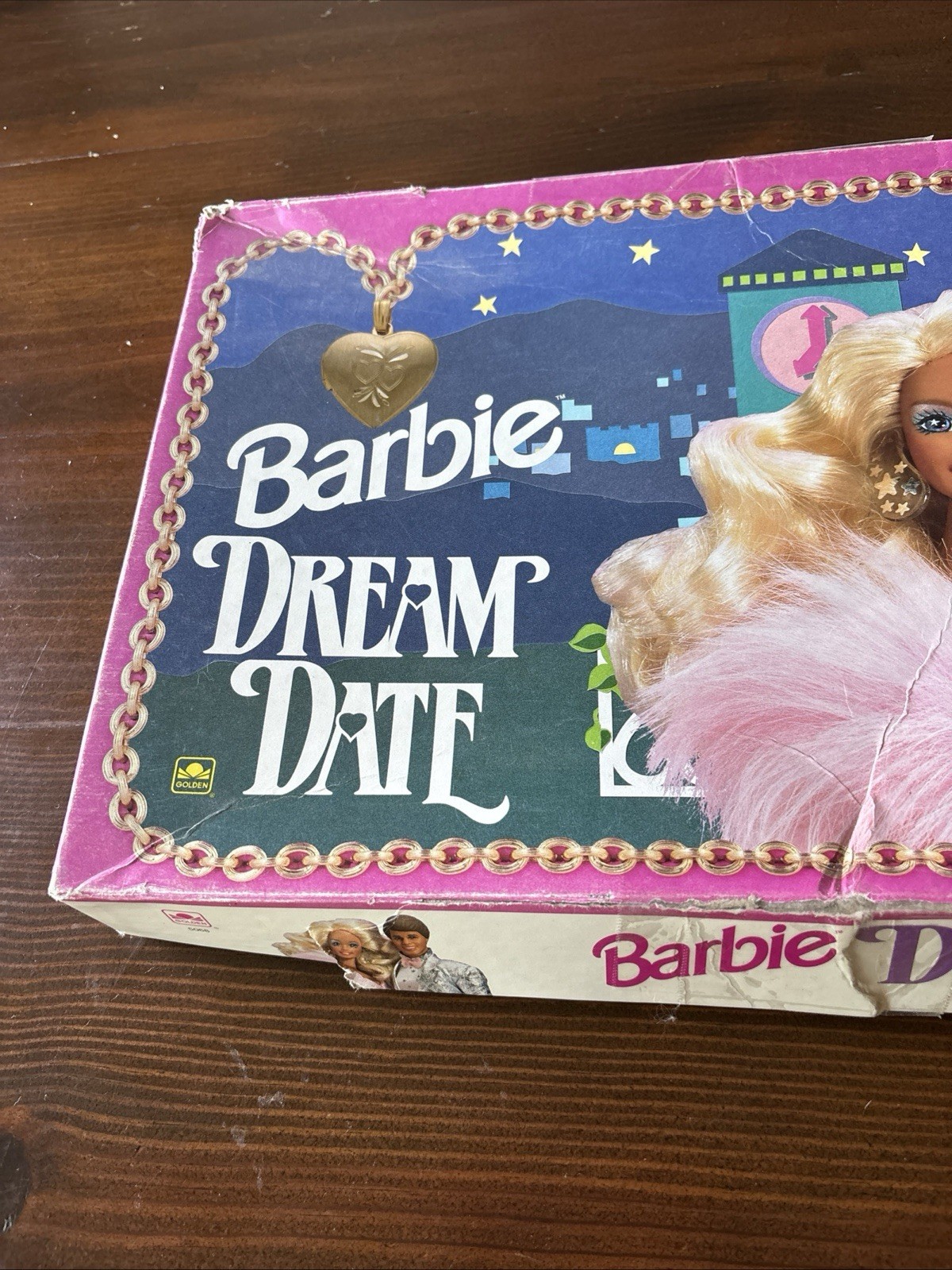 Barbie Dream Date Board Game 1992 Complete VINTAGE Doll Golden Mattel Ken